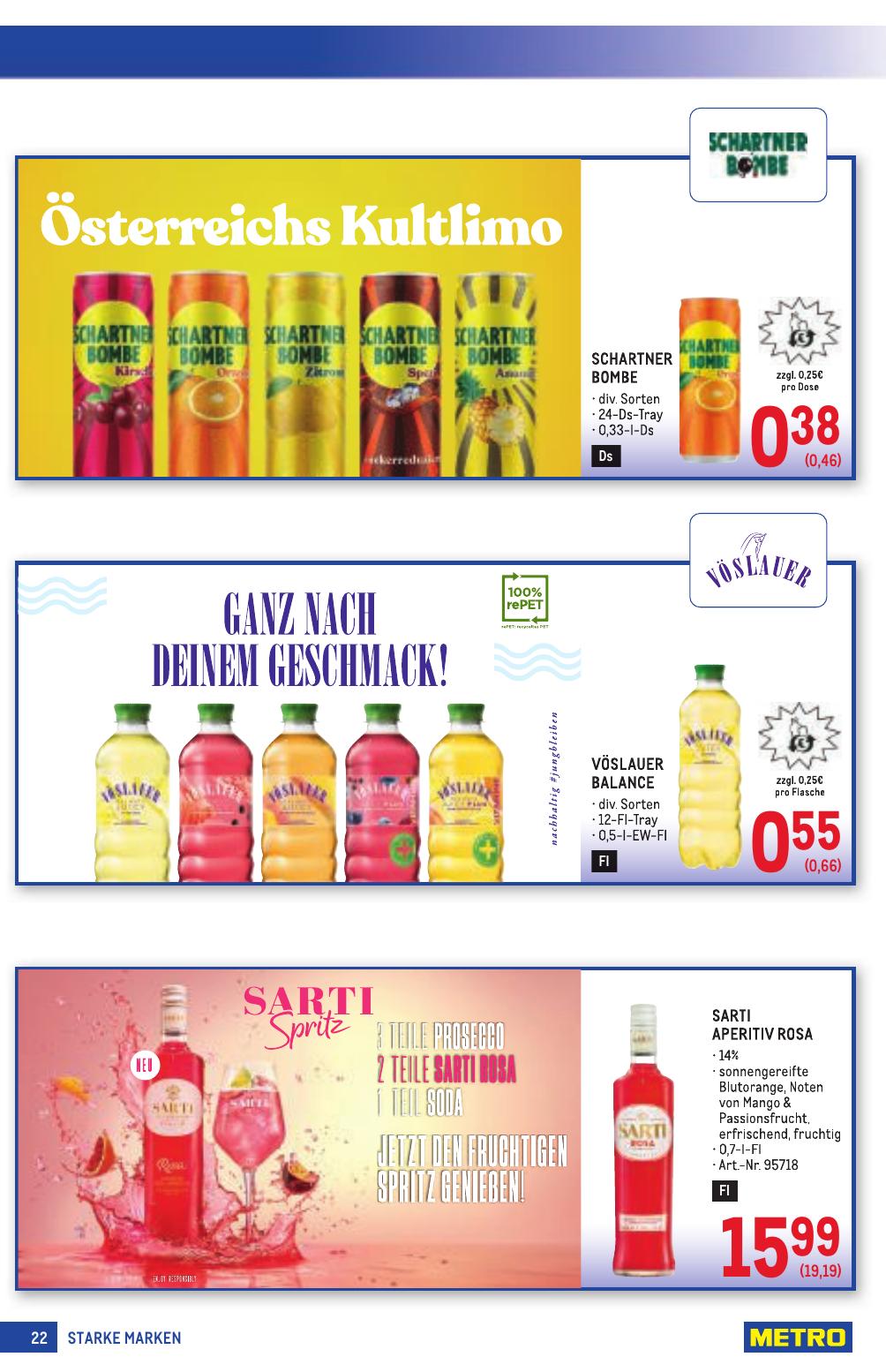 Metro Grosse Marken flyer page