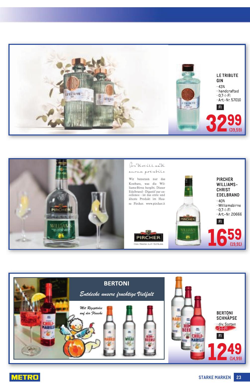Metro Grosse Marken flyer page