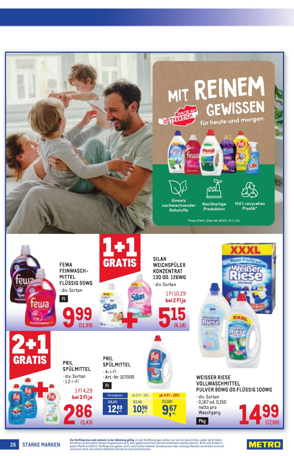 Metro Grosse Marken flyer page
