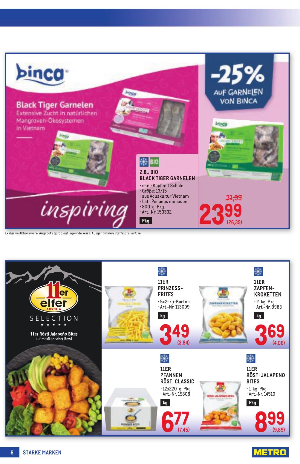 Metro Grosse Marken flyer page