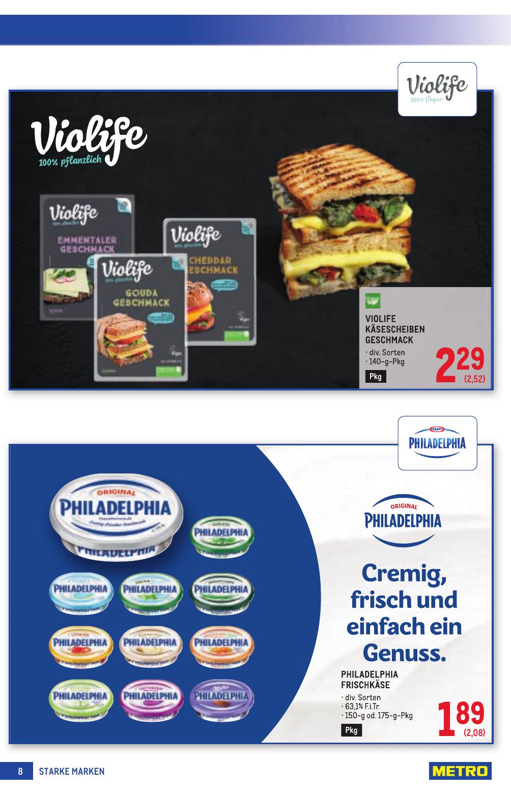Metro Grosse Marken flyer page