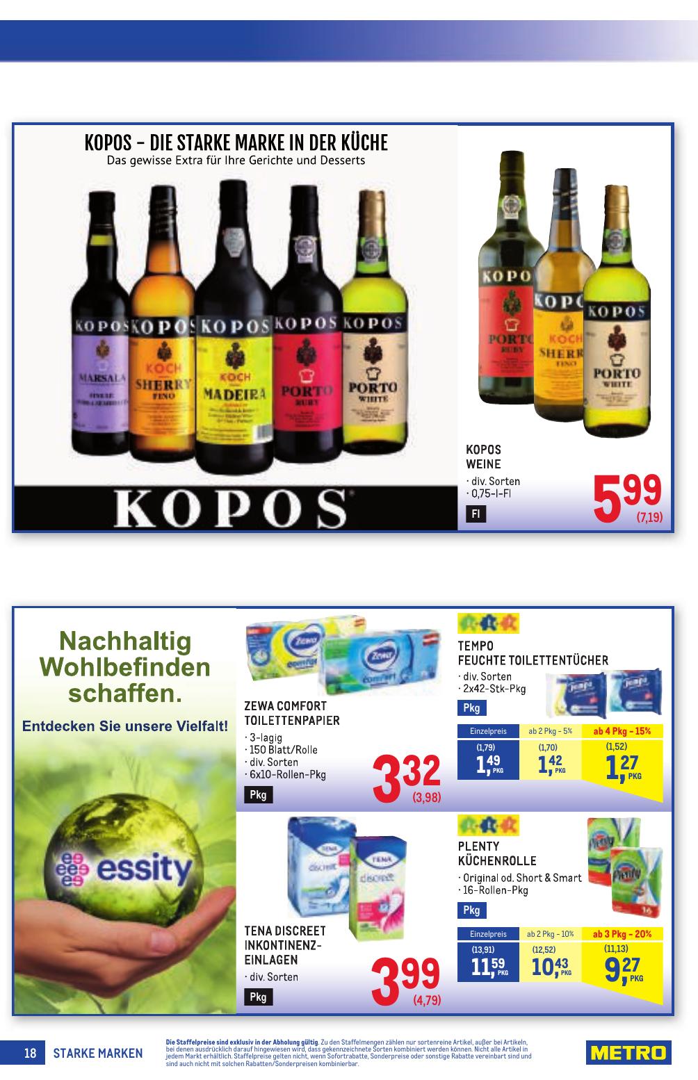 Metro Grosse Marken flyer page