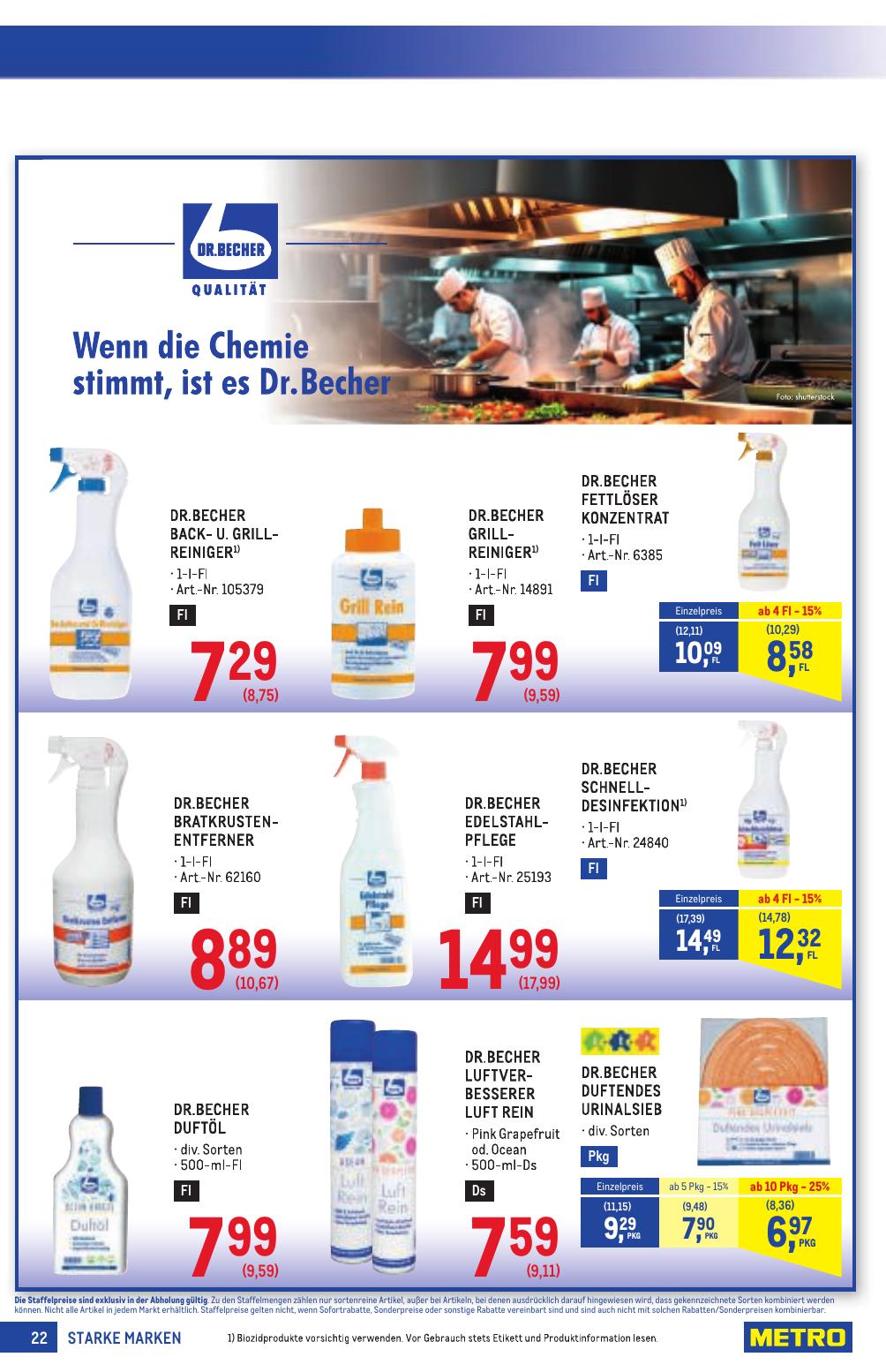 Metro Grosse Marken flyer page