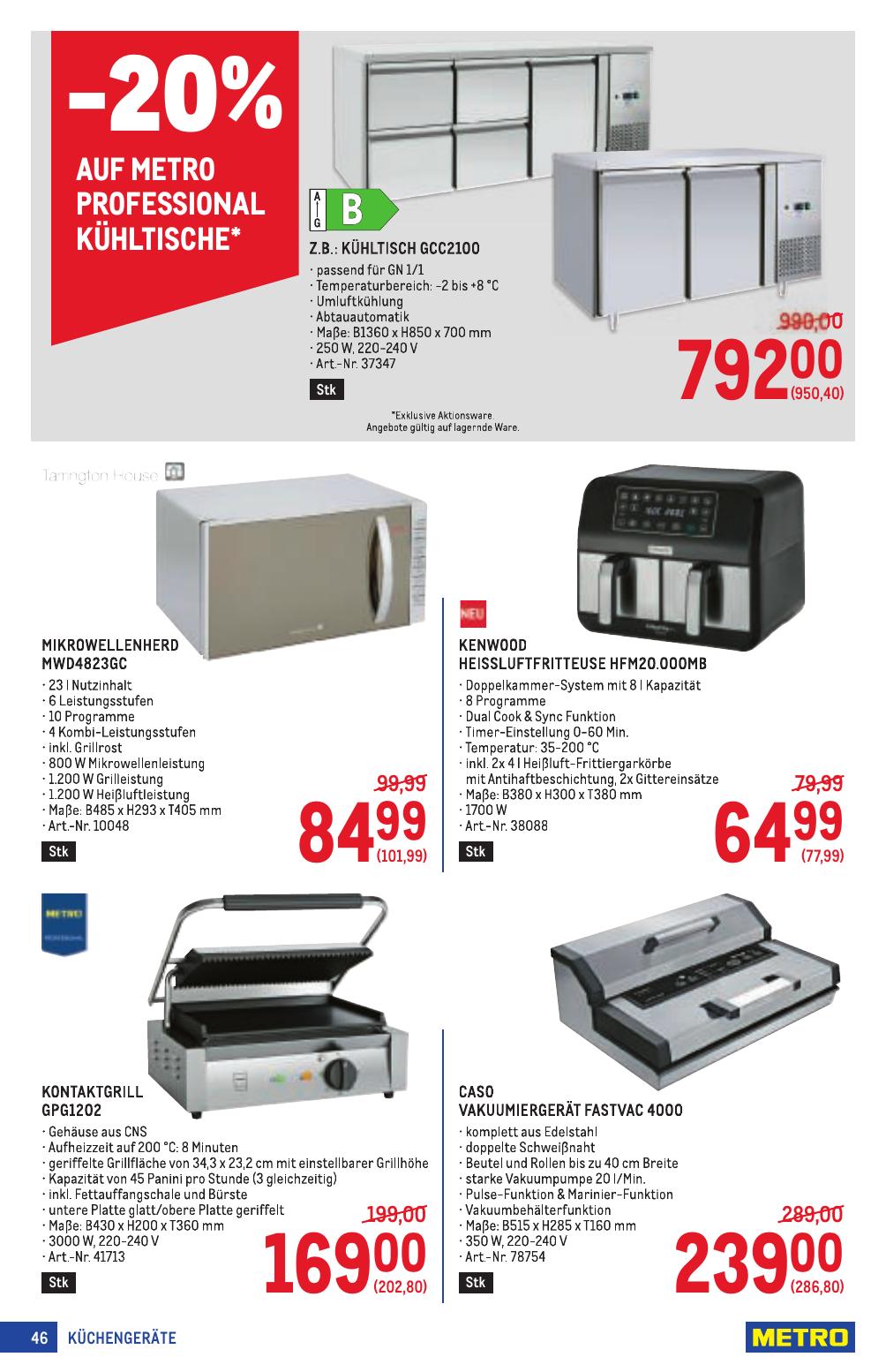 Metro Profi flyer page