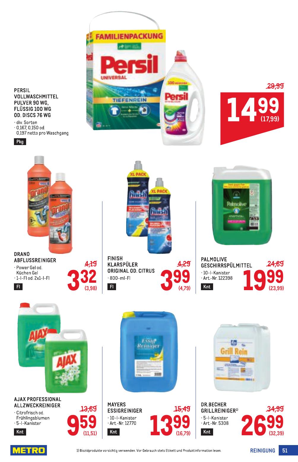 Metro Profi flyer page