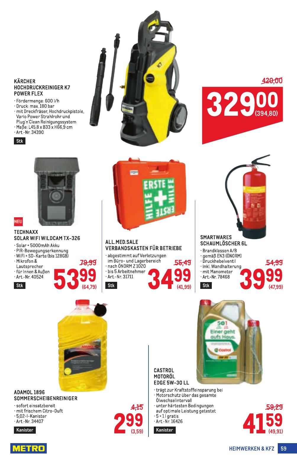 Metro Profi flyer page