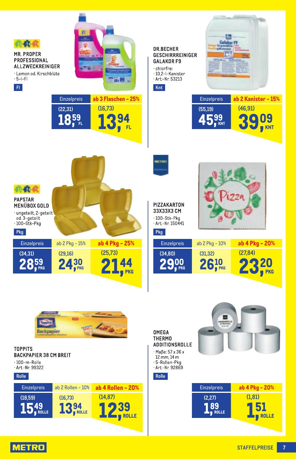 Metro Profi flyer page