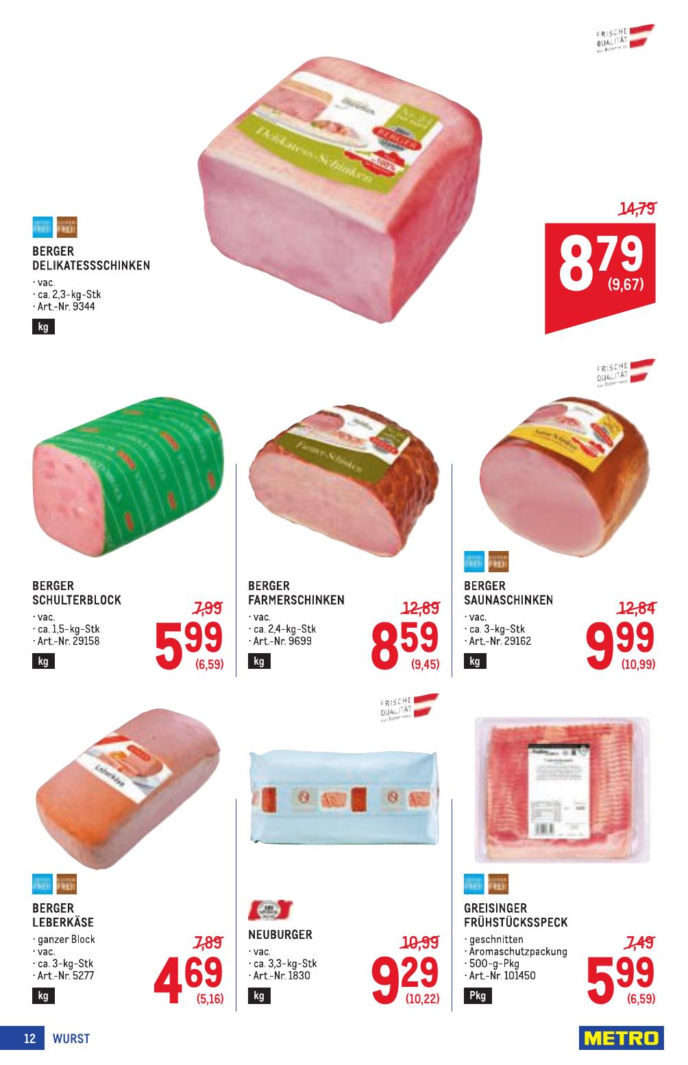 Metro Profi flyer page