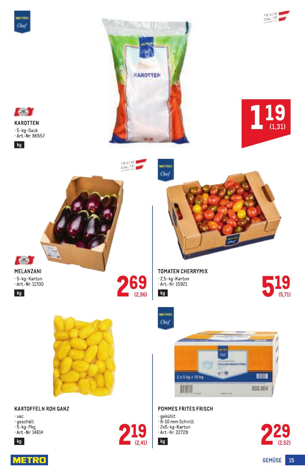 Metro Profi flyer page