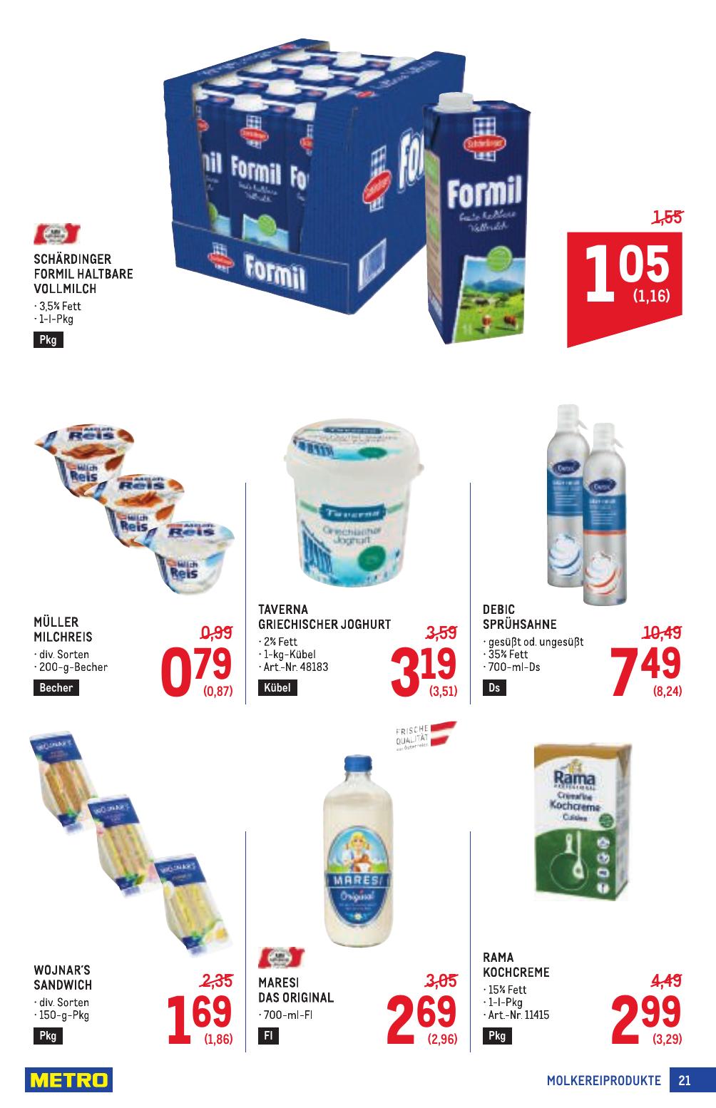 Metro Profi flyer page