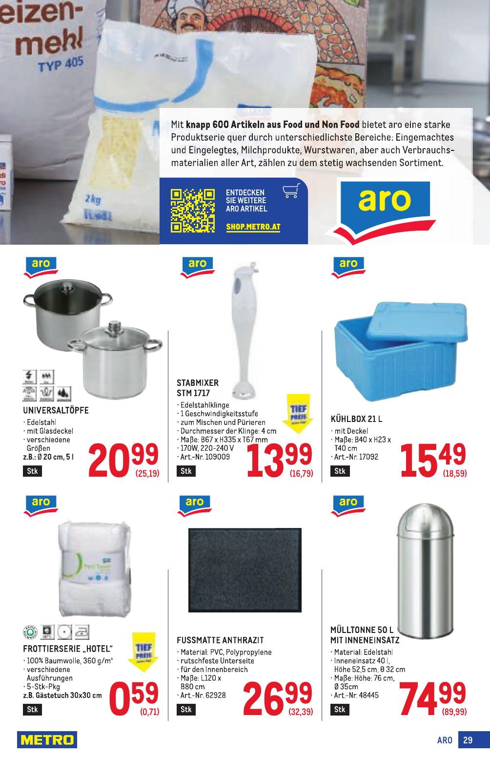 Metro Profi flyer page