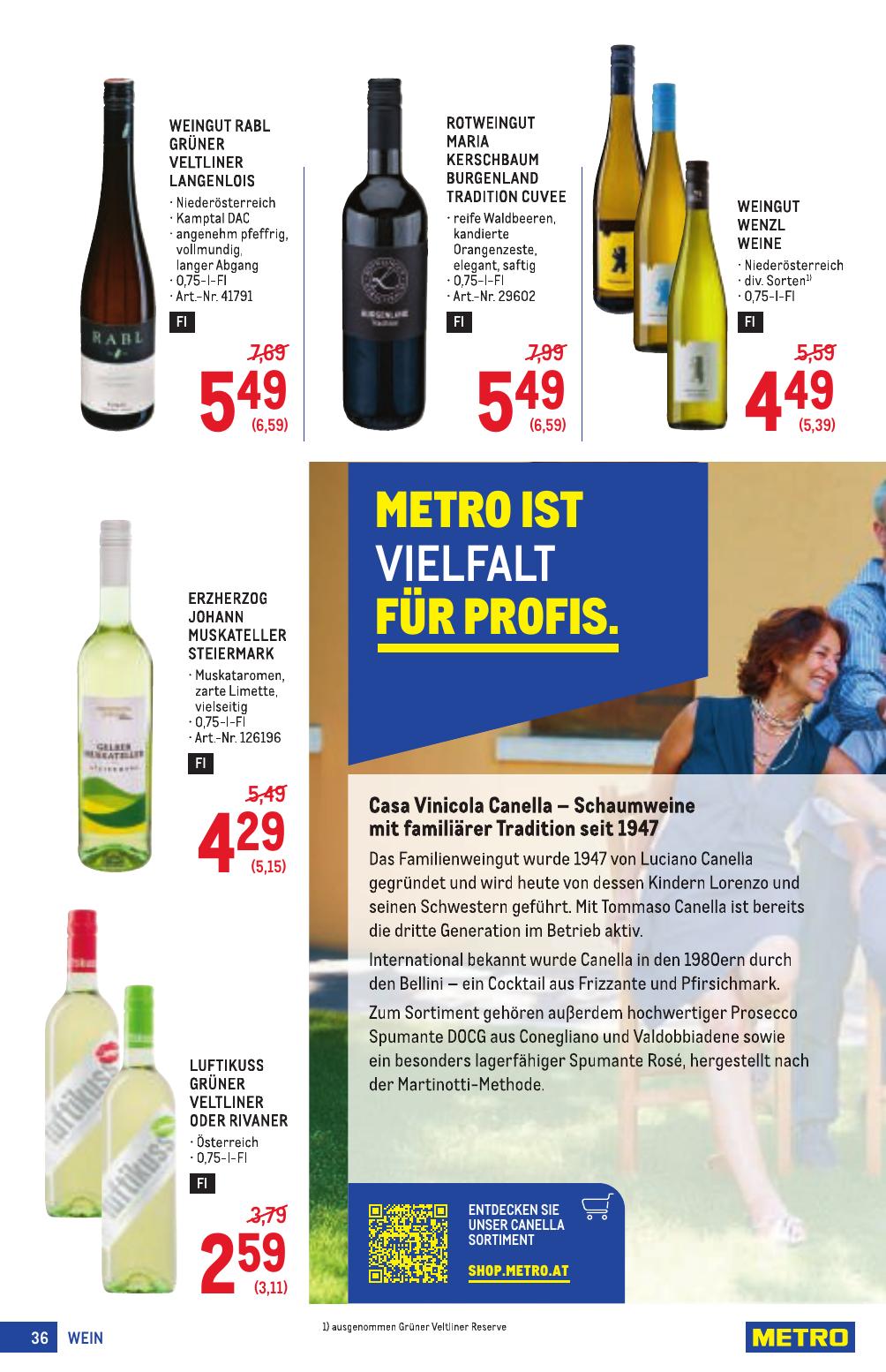 Metro Profi flyer page