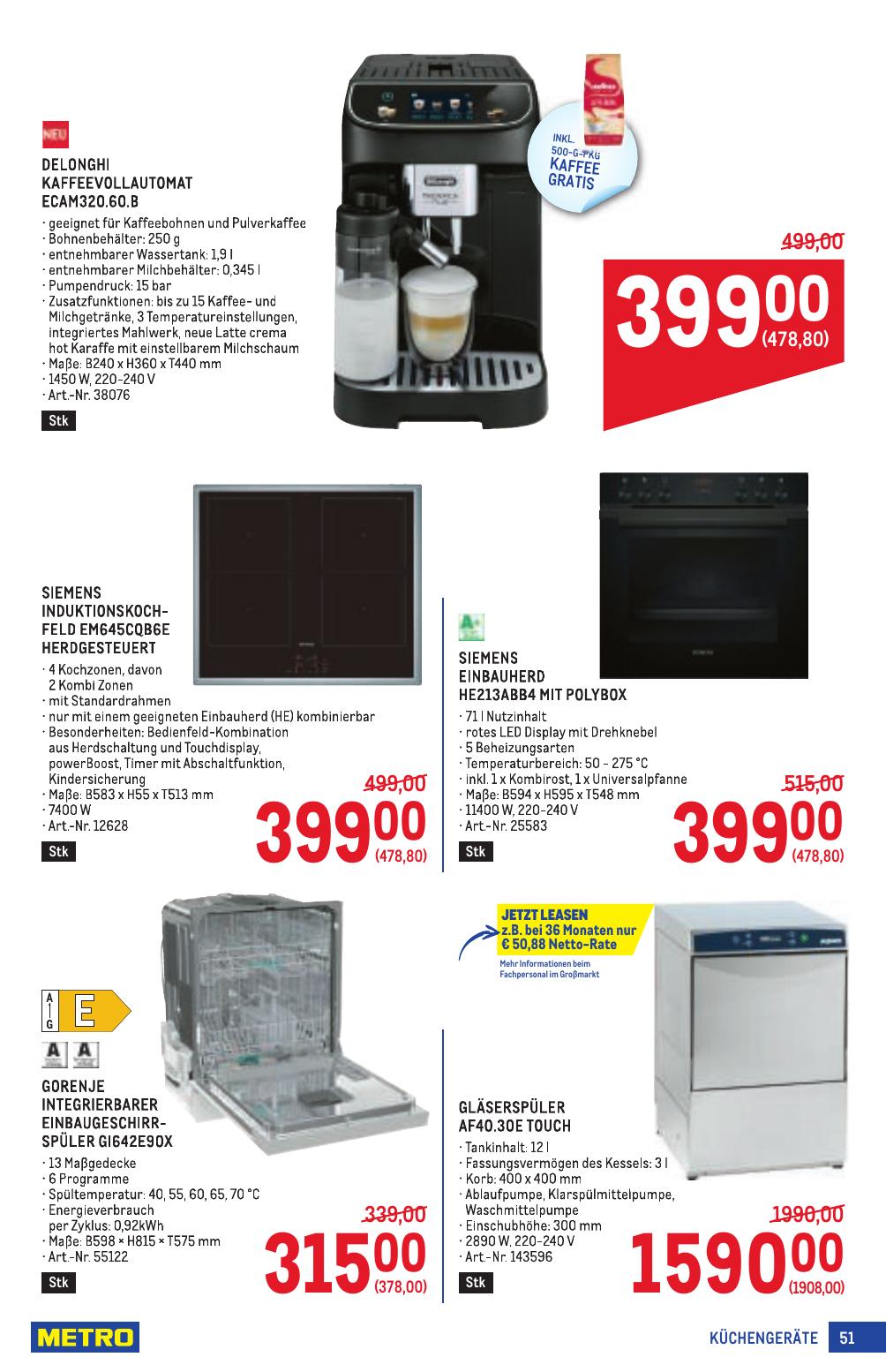 Metro Profi flyer page