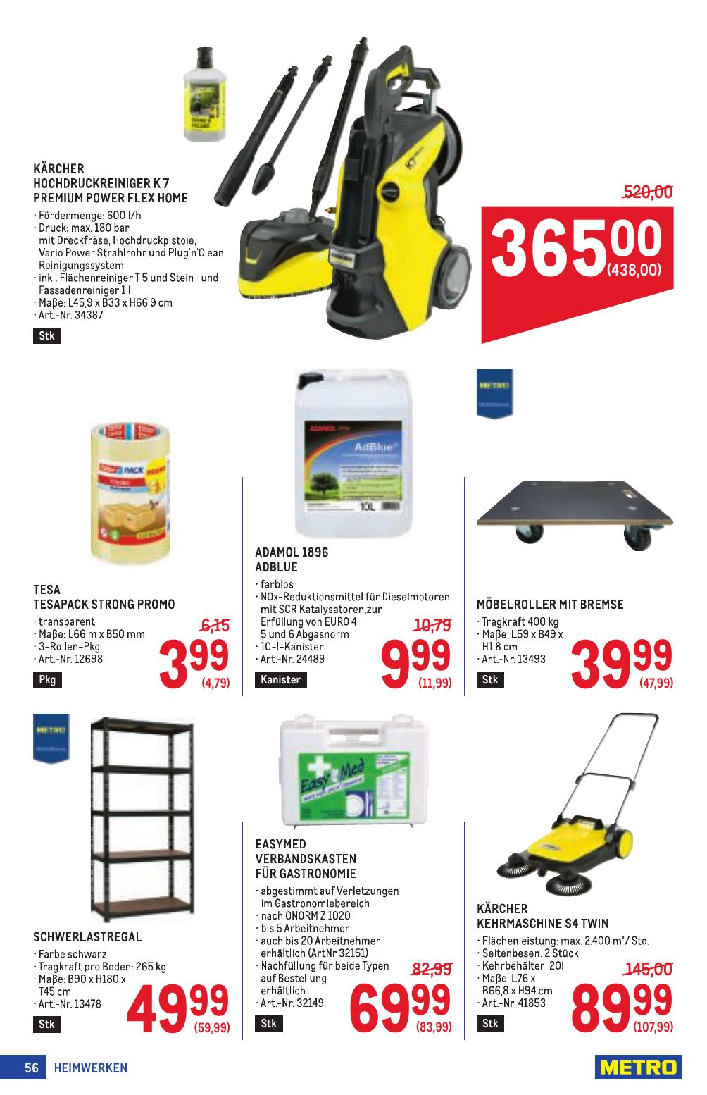 Metro Profi flyer page