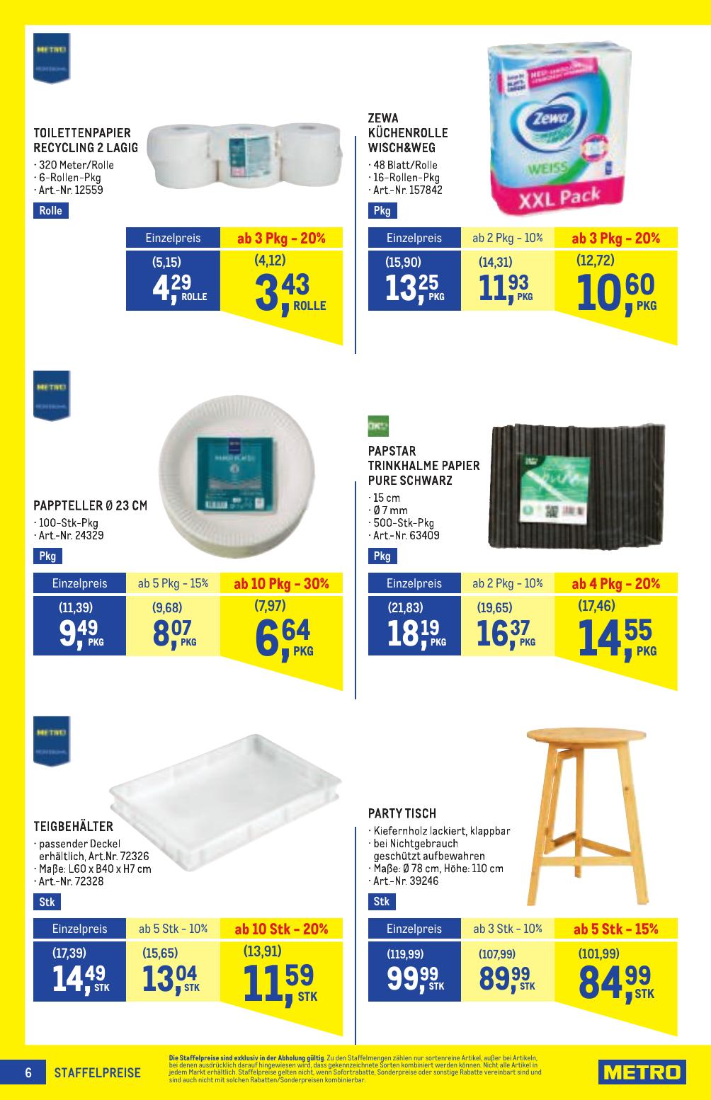 Metro Profi flyer page