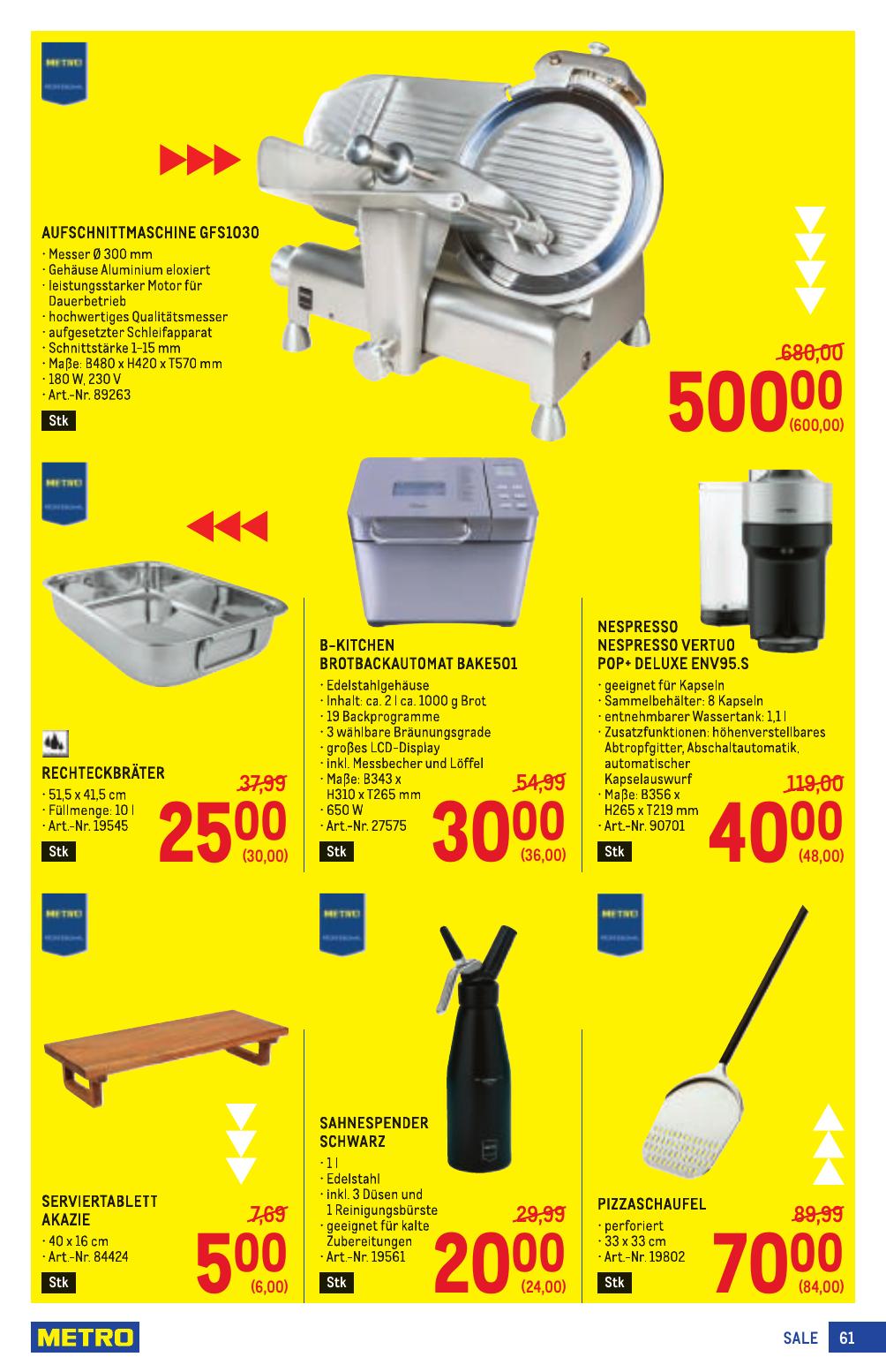 Metro Profi flyer page