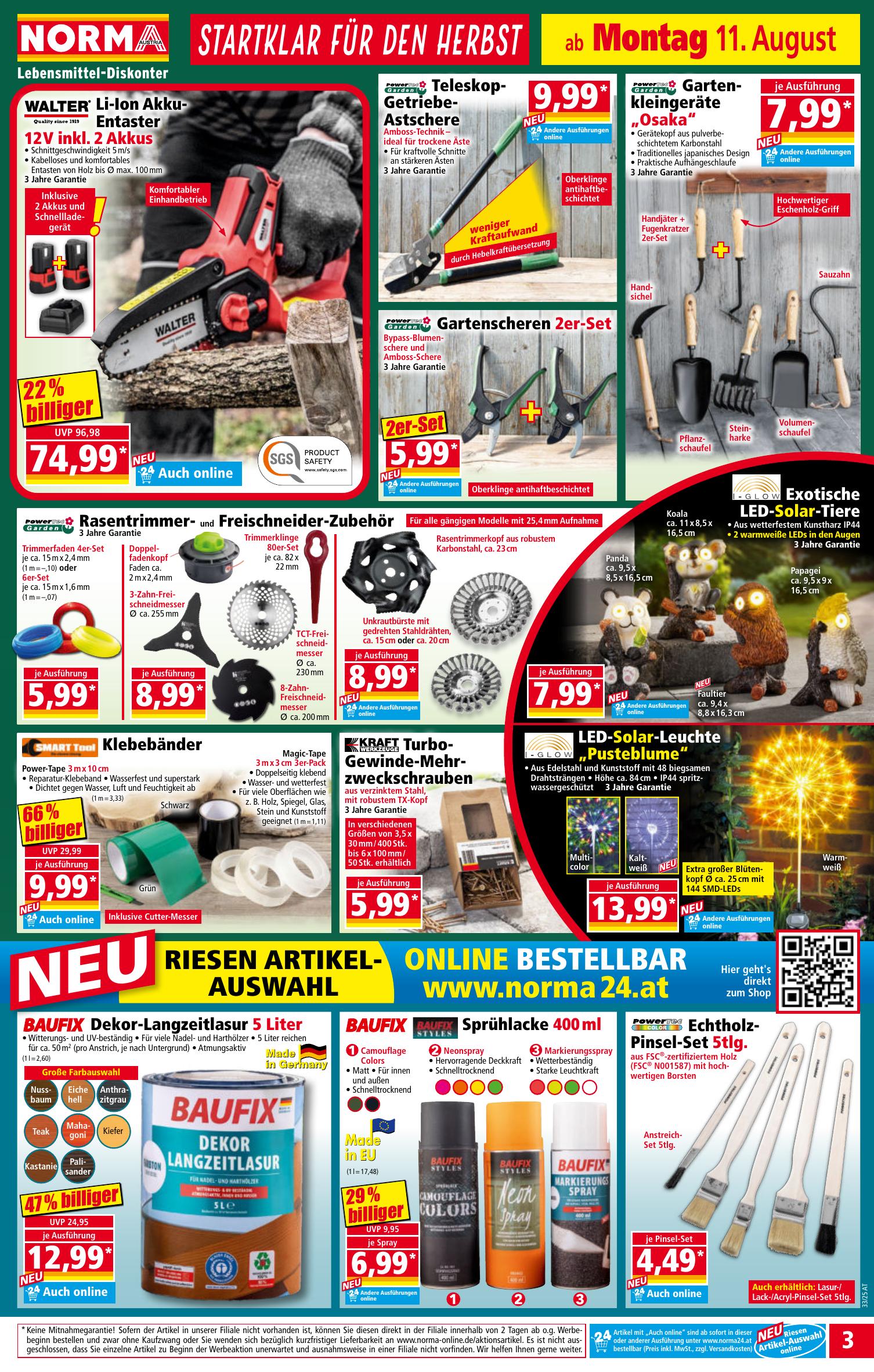Norma flyer page