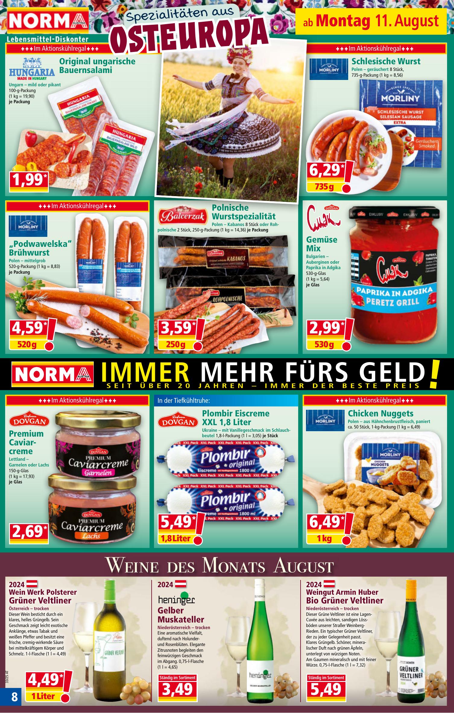 Norma flyer page