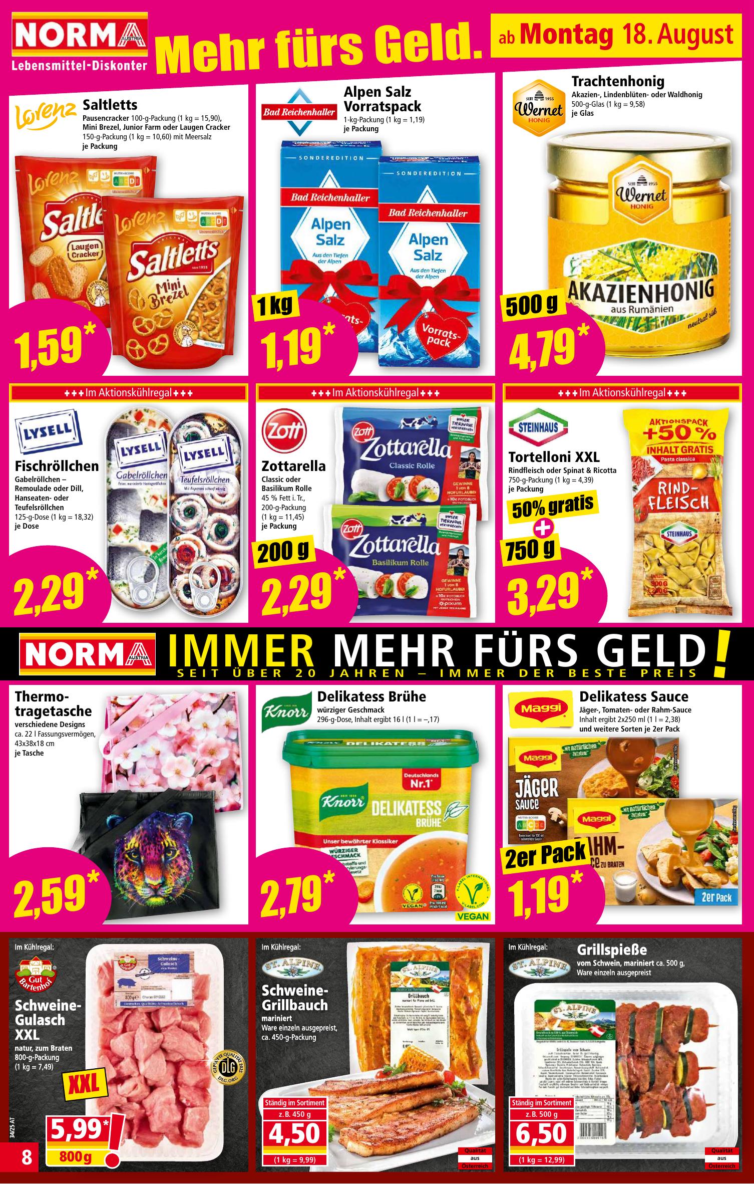 Norma flyer page