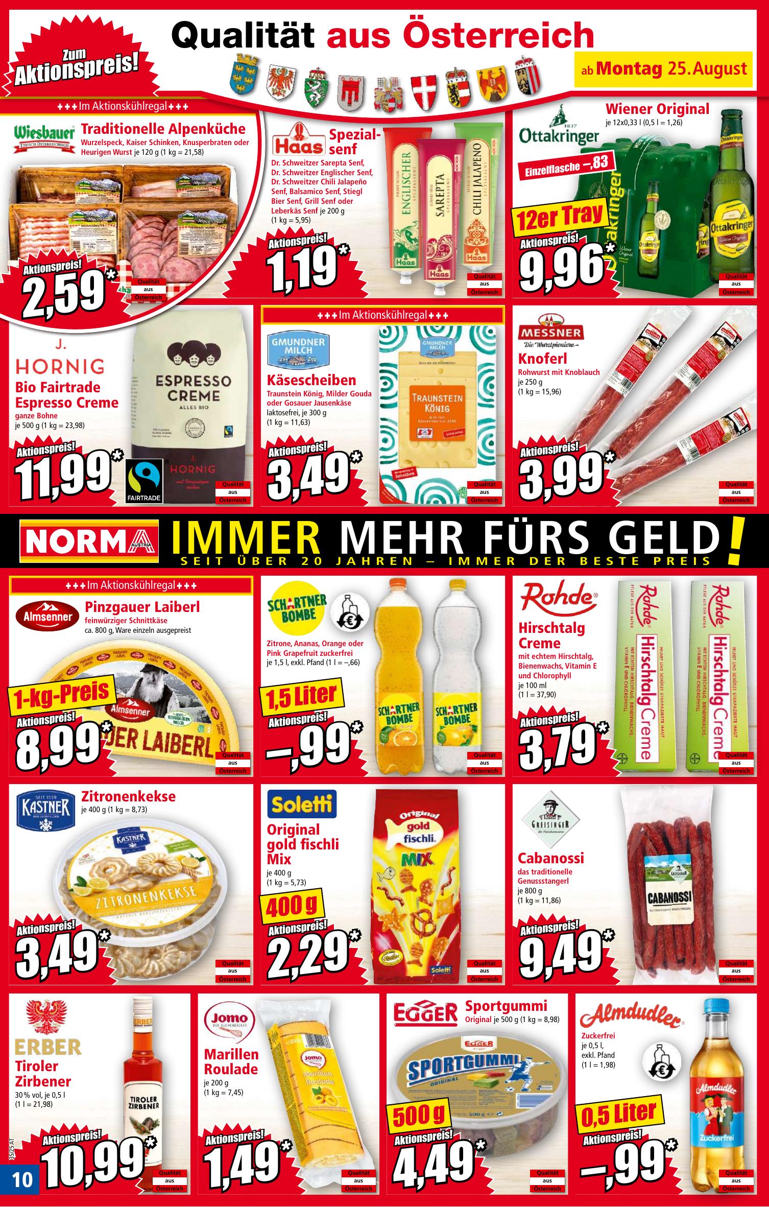 Norma flyer page