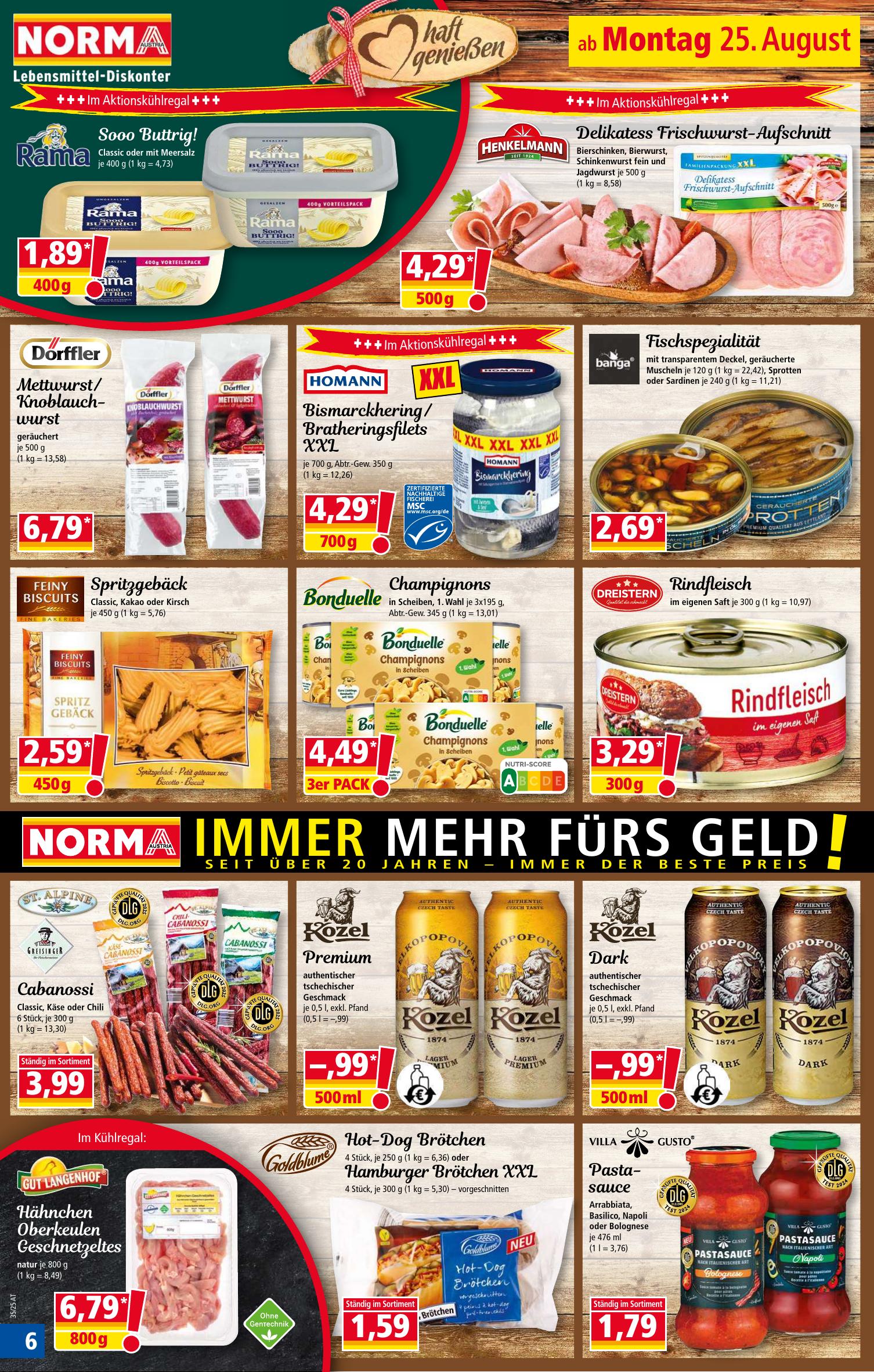 Norma flyer page