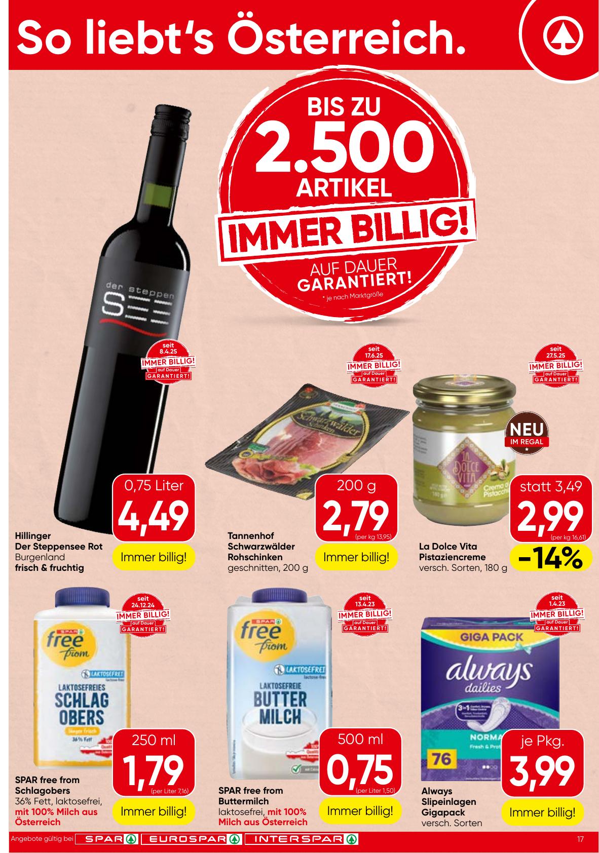 Spar flyer page