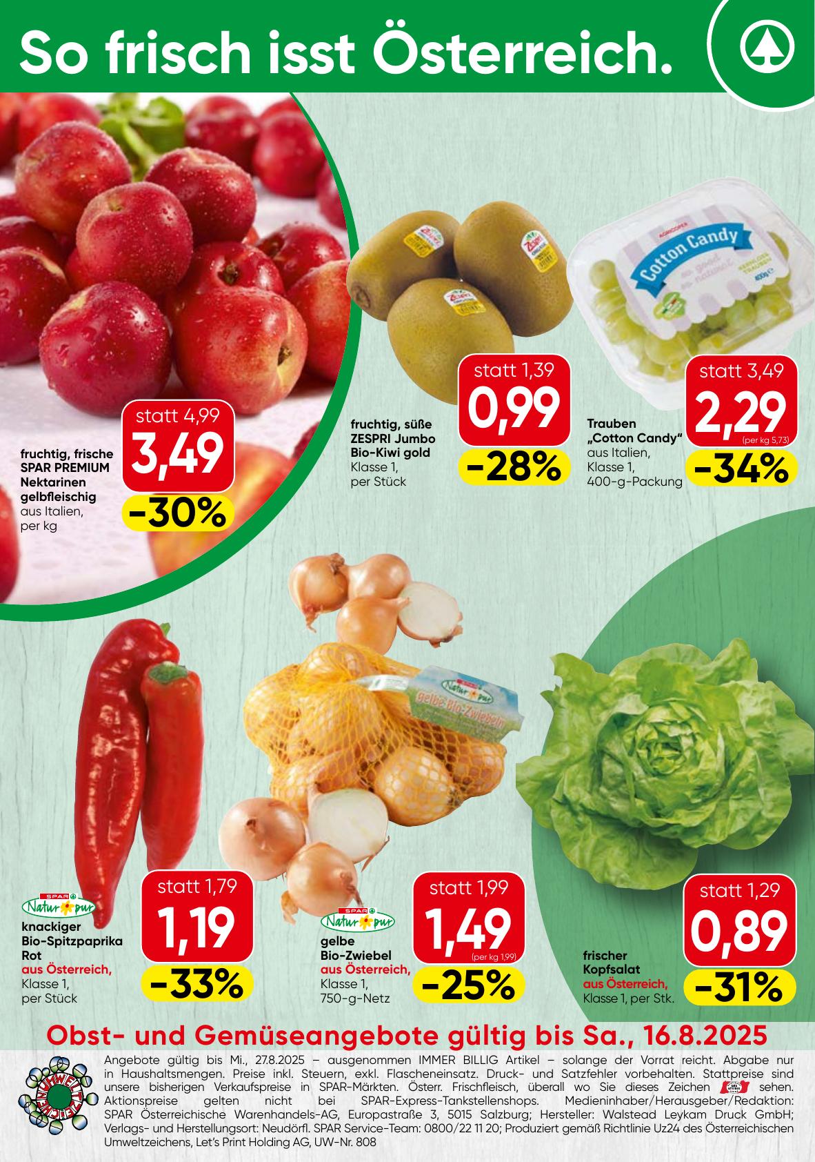 Spar flyer page