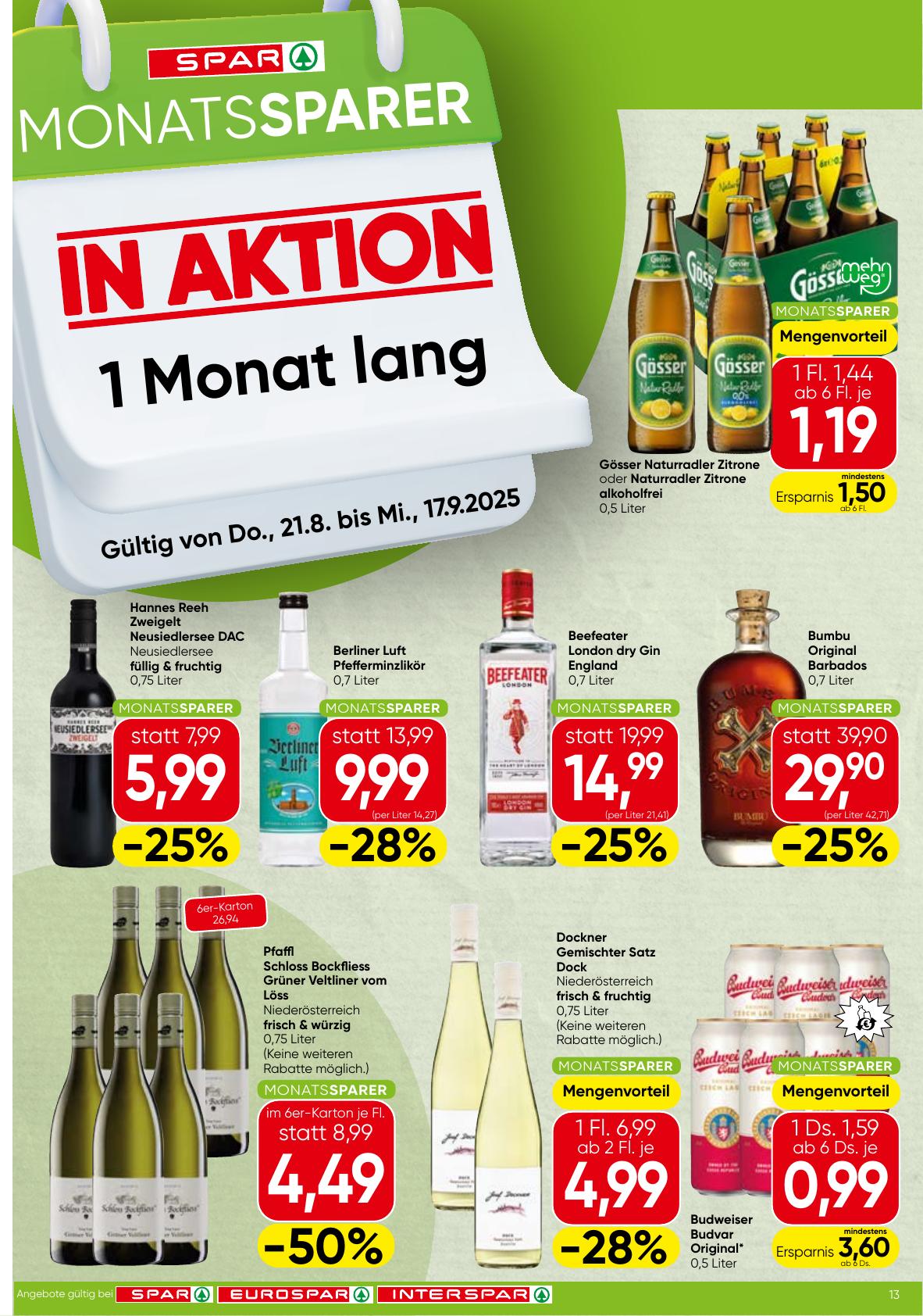 Spar flyer page