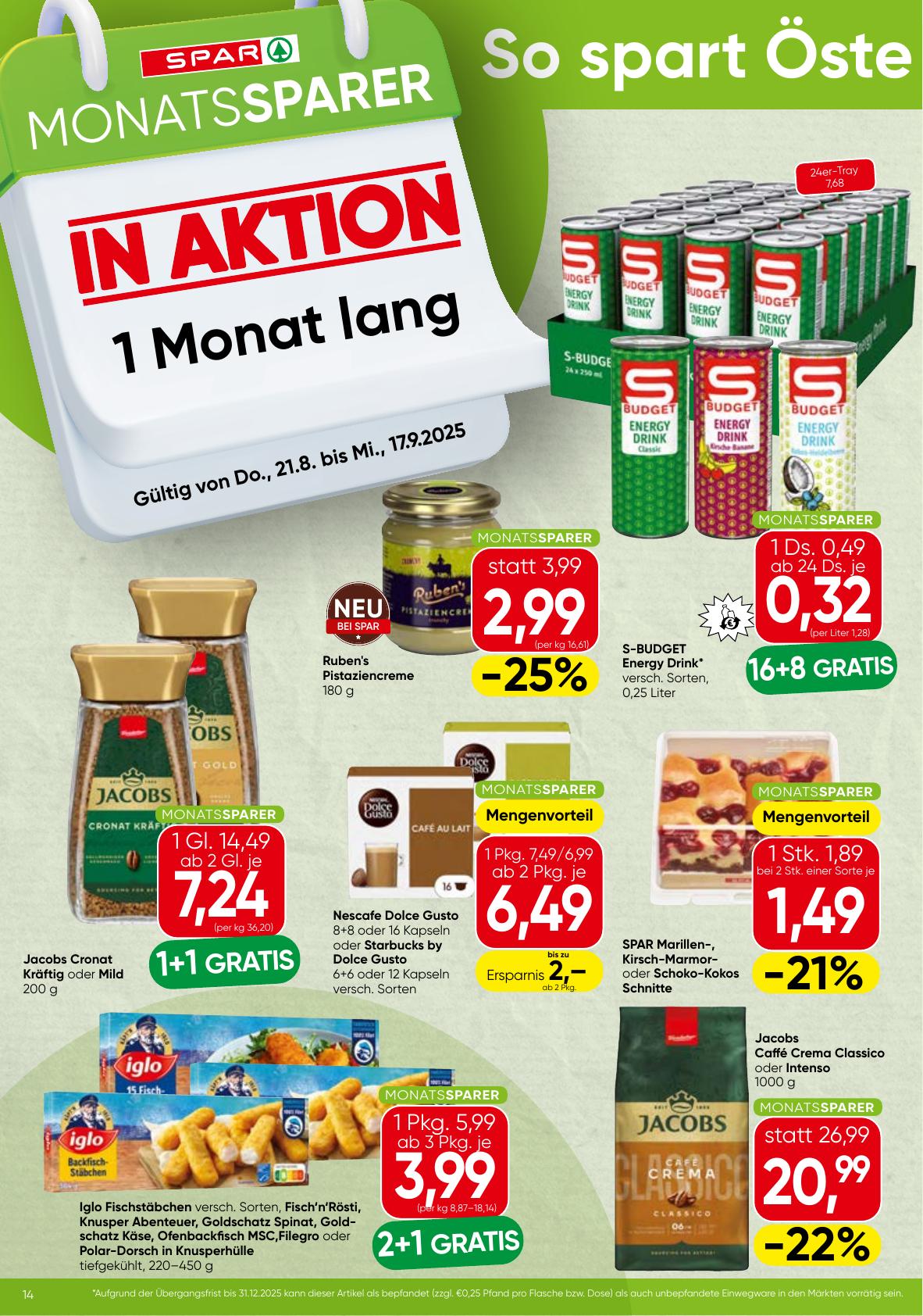 Spar flyer page