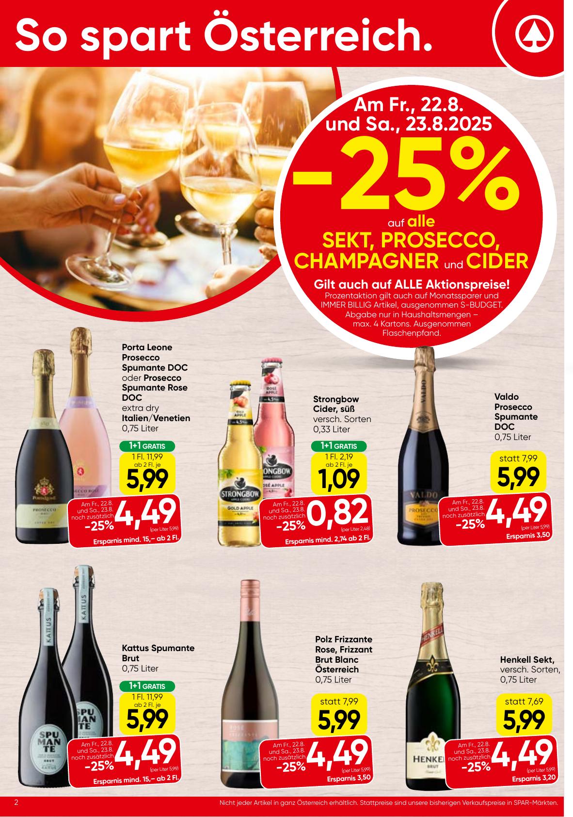 Spar flyer page