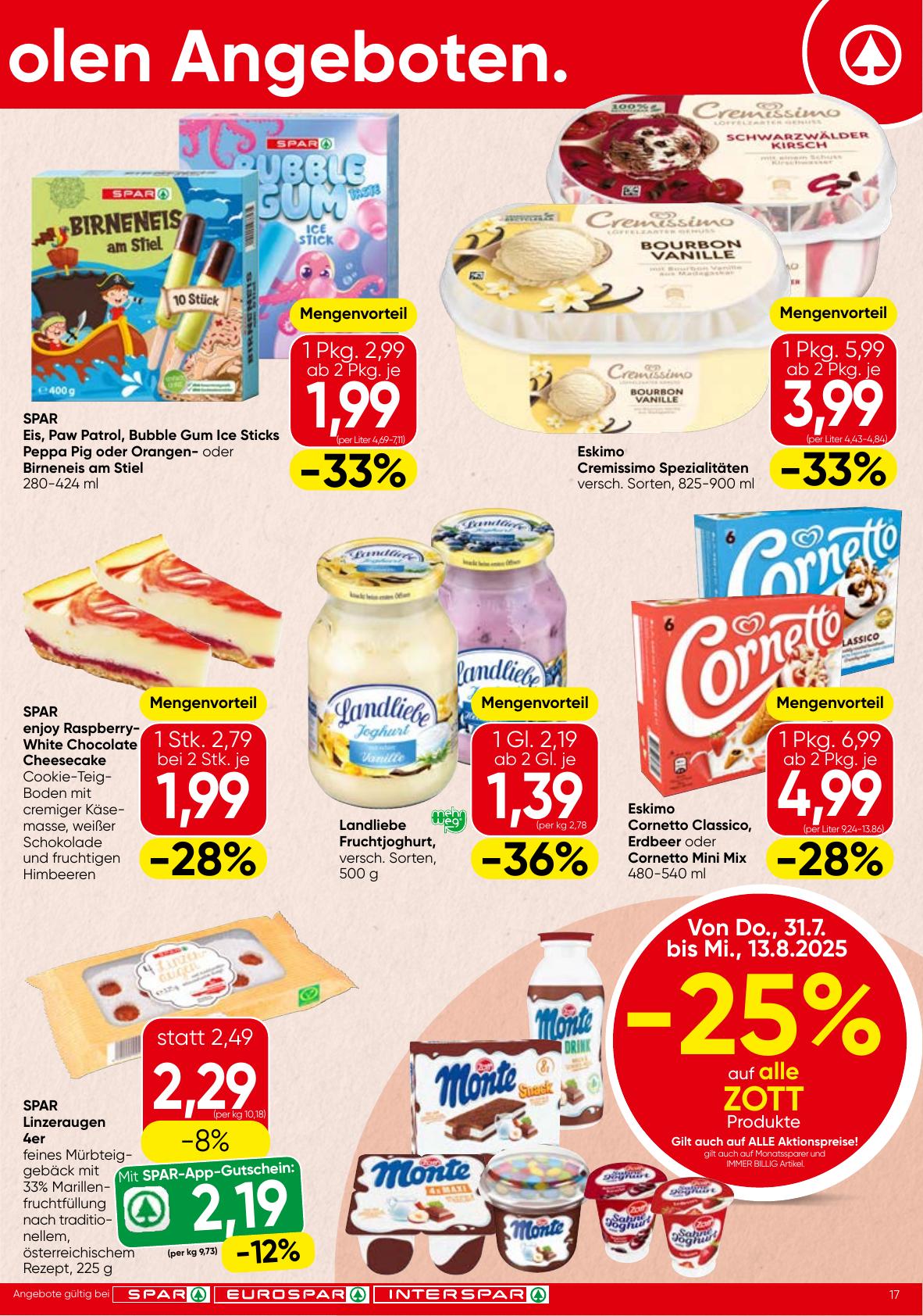Spar flyer page