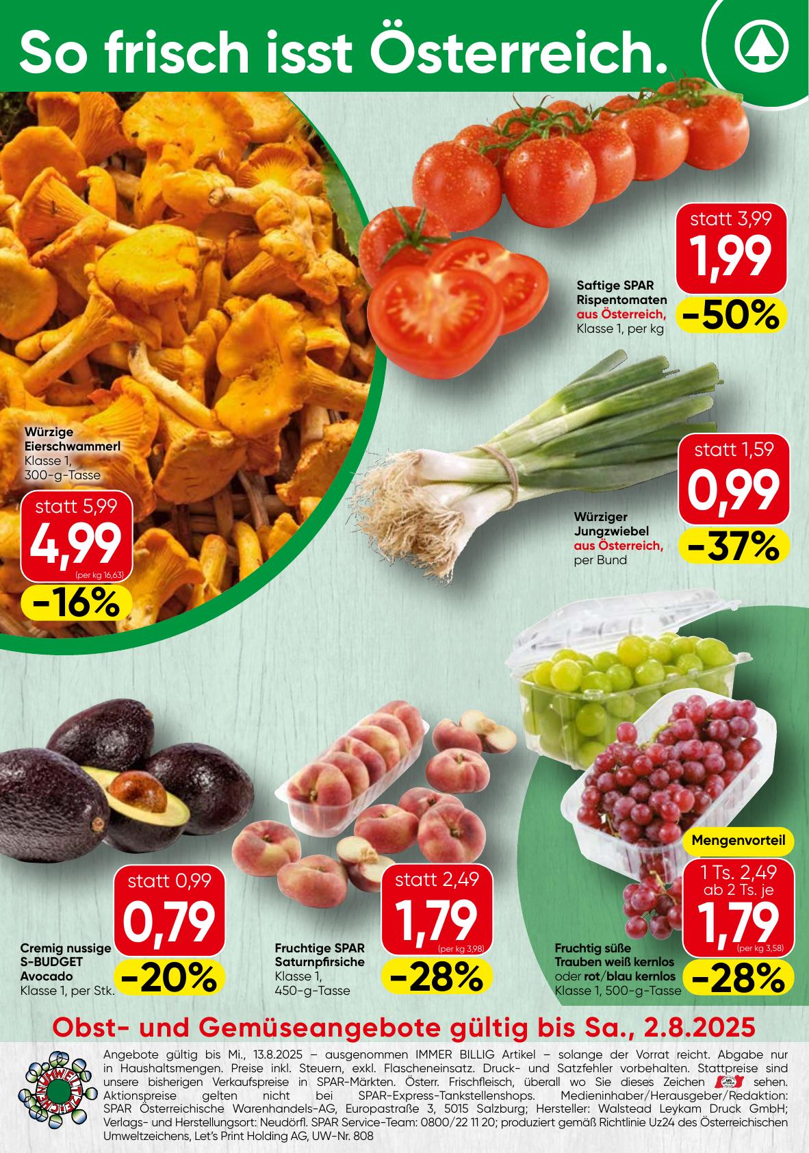 Spar flyer page