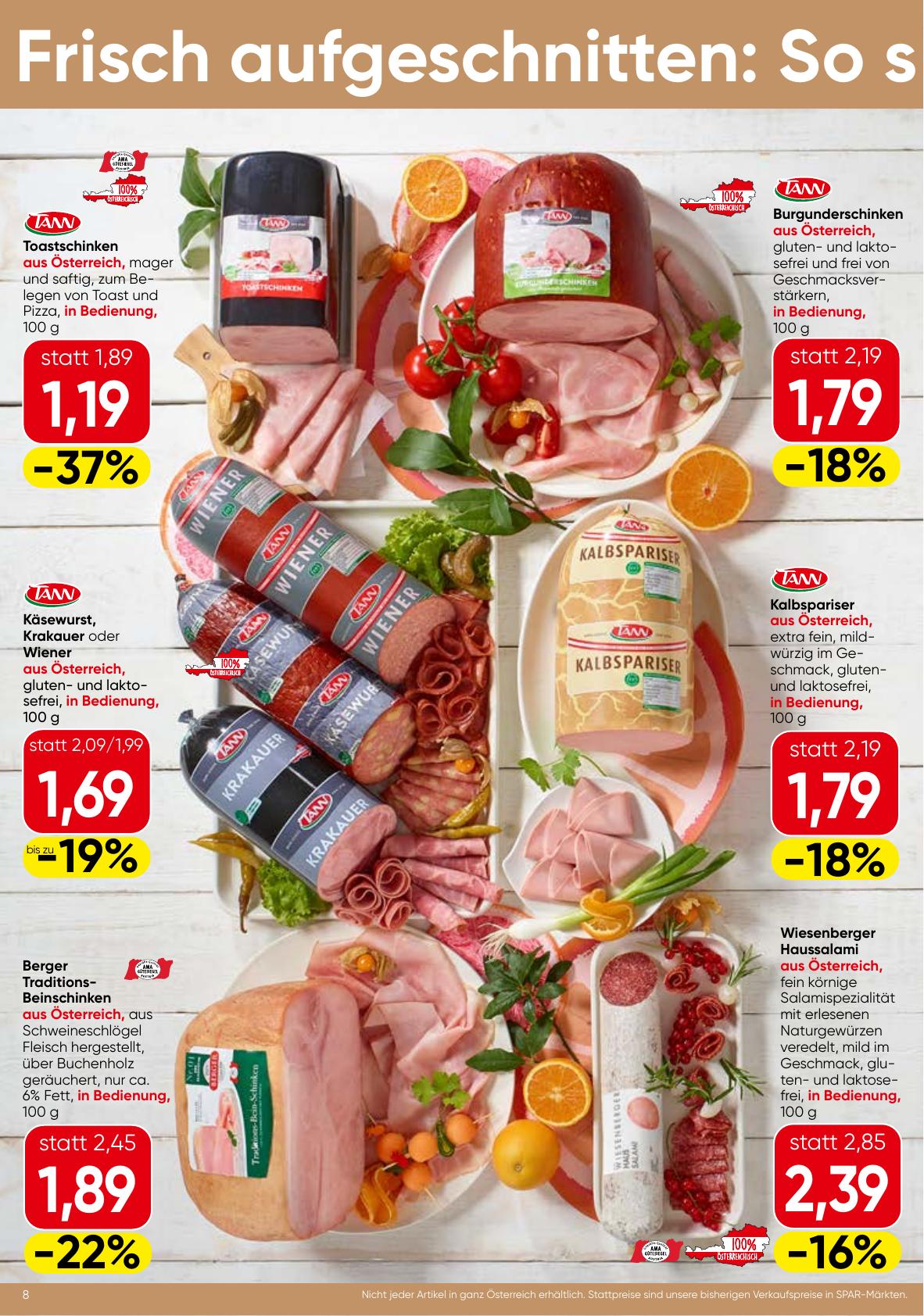 Spar flyer page
