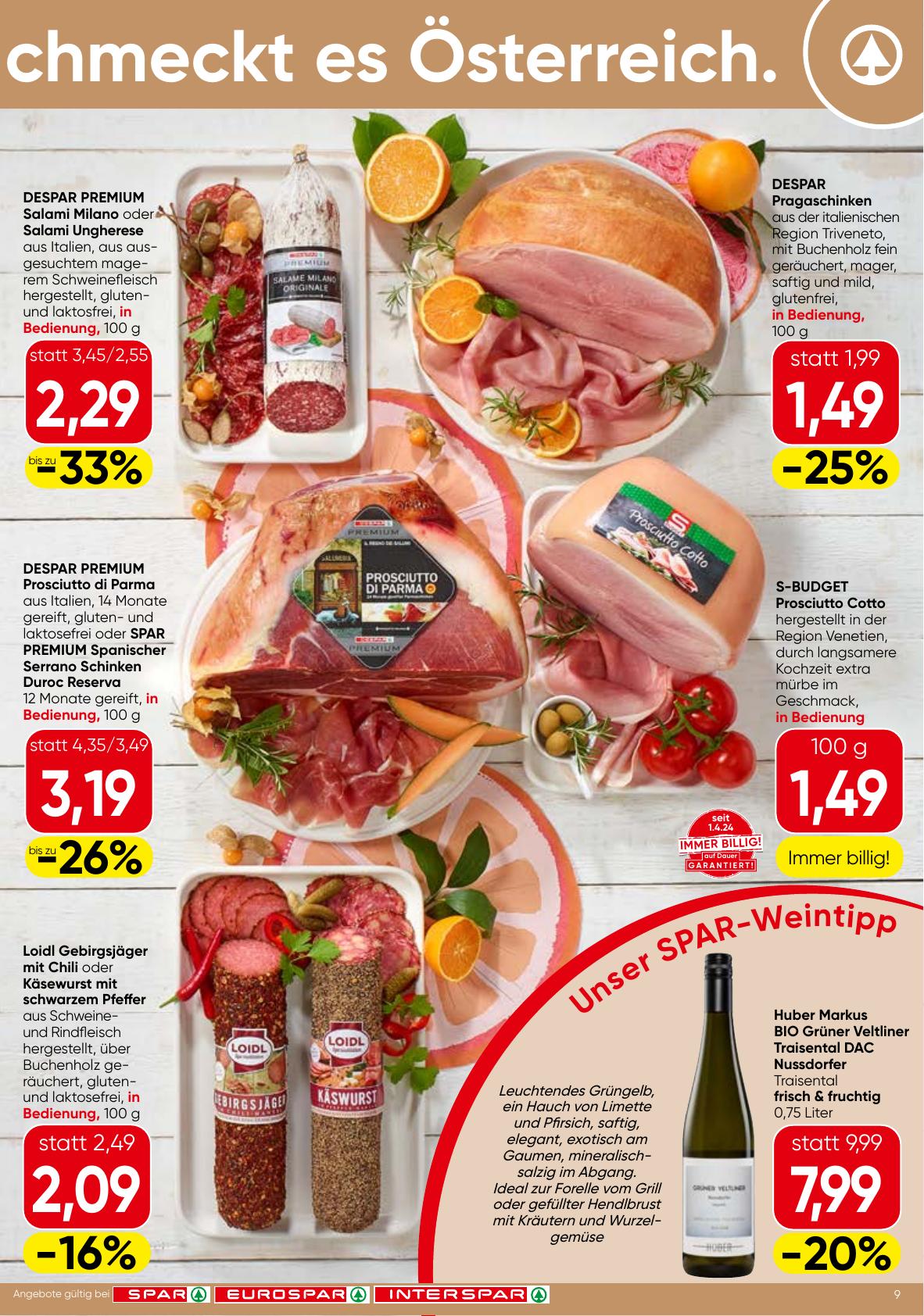 Spar flyer page
