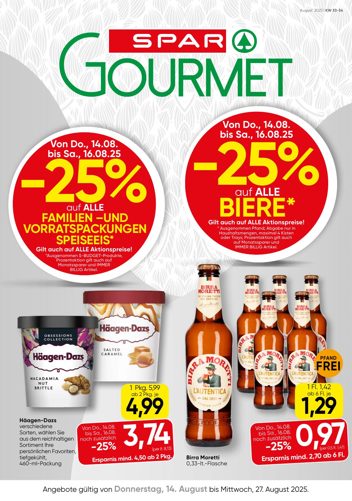 Spar Gourmet flyer page