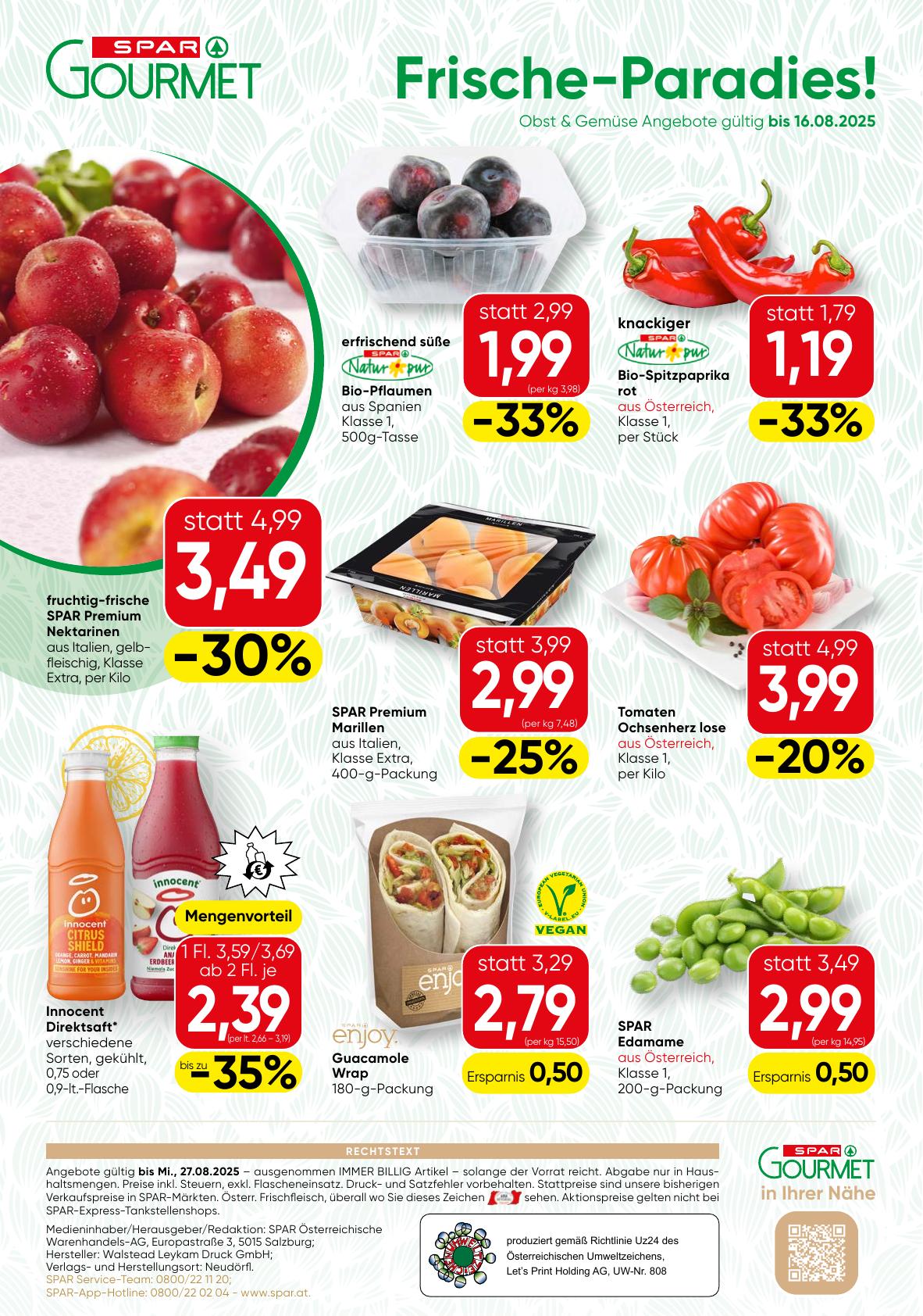 Spar Gourmet flyer page