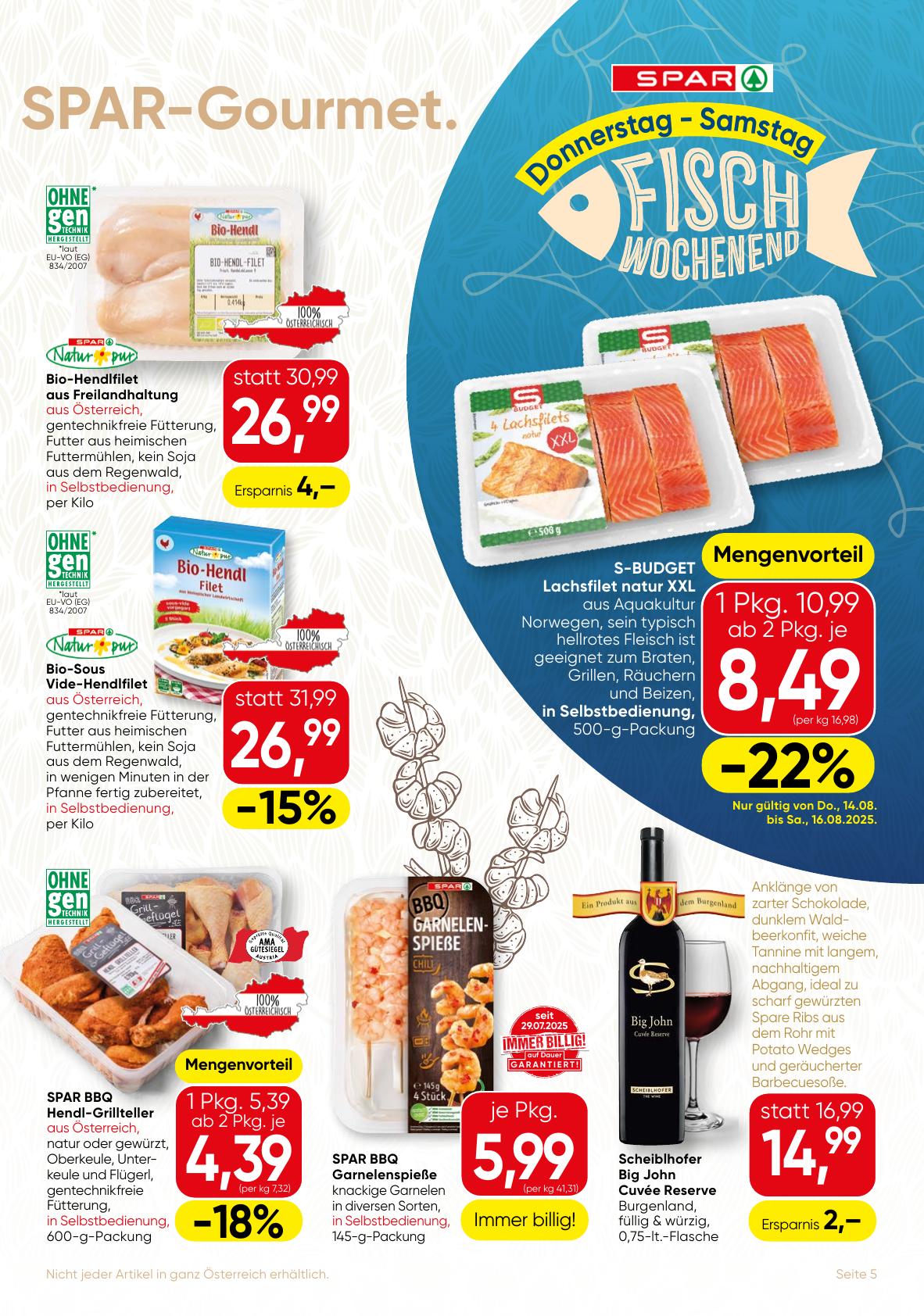 Spar Gourmet flyer page