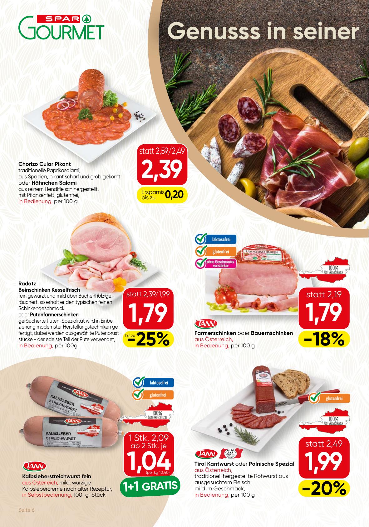 Spar Gourmet flyer page