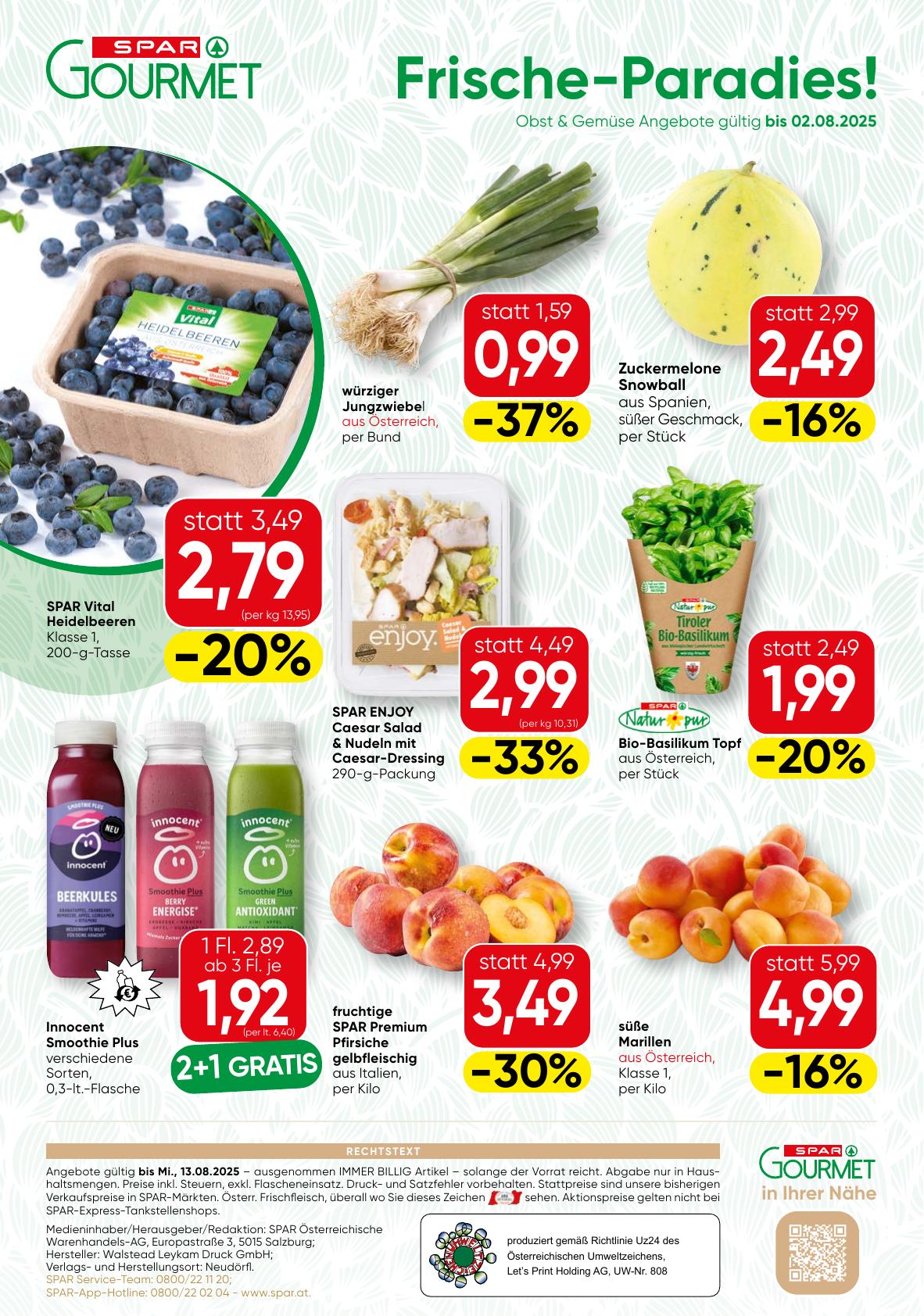 Spar Gourmet flyer page