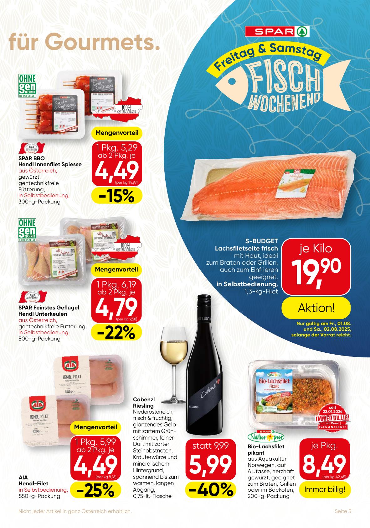 Spar Gourmet flyer page