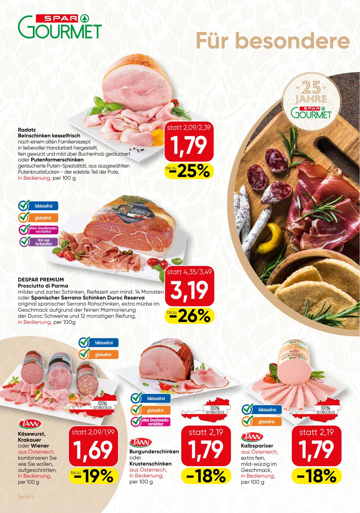 Spar Gourmet flyer page