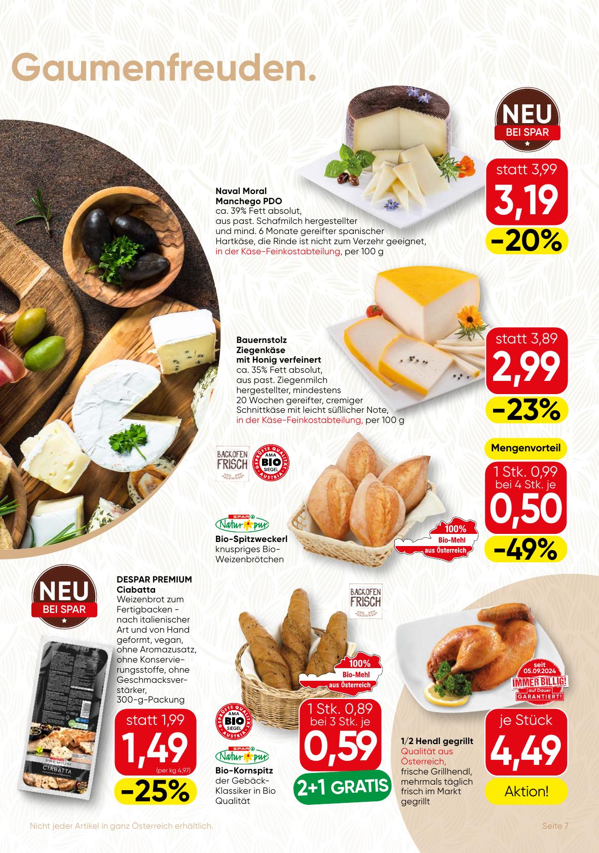 Spar Gourmet flyer page