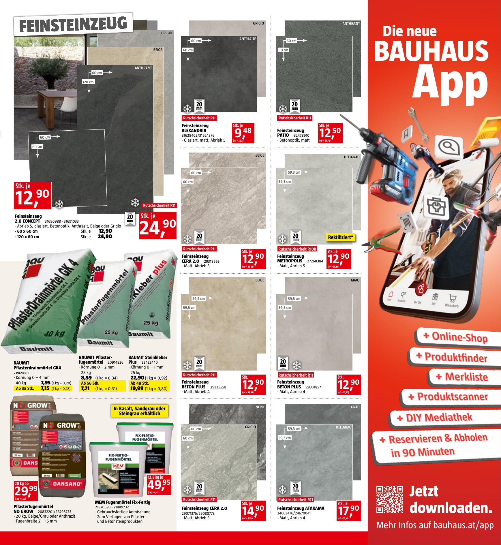 Bauhaus flyer page