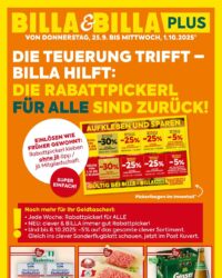Billa 25. 9. 2025 – 1. 10. 2025