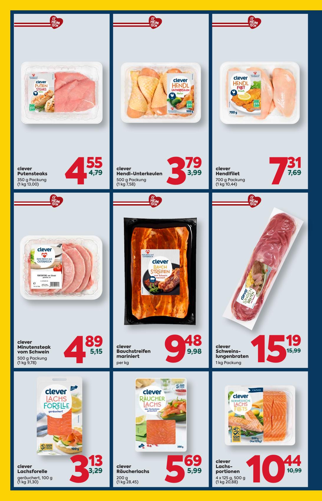 Billa flyer page