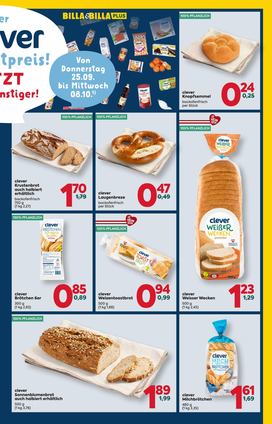 Billa flyer page