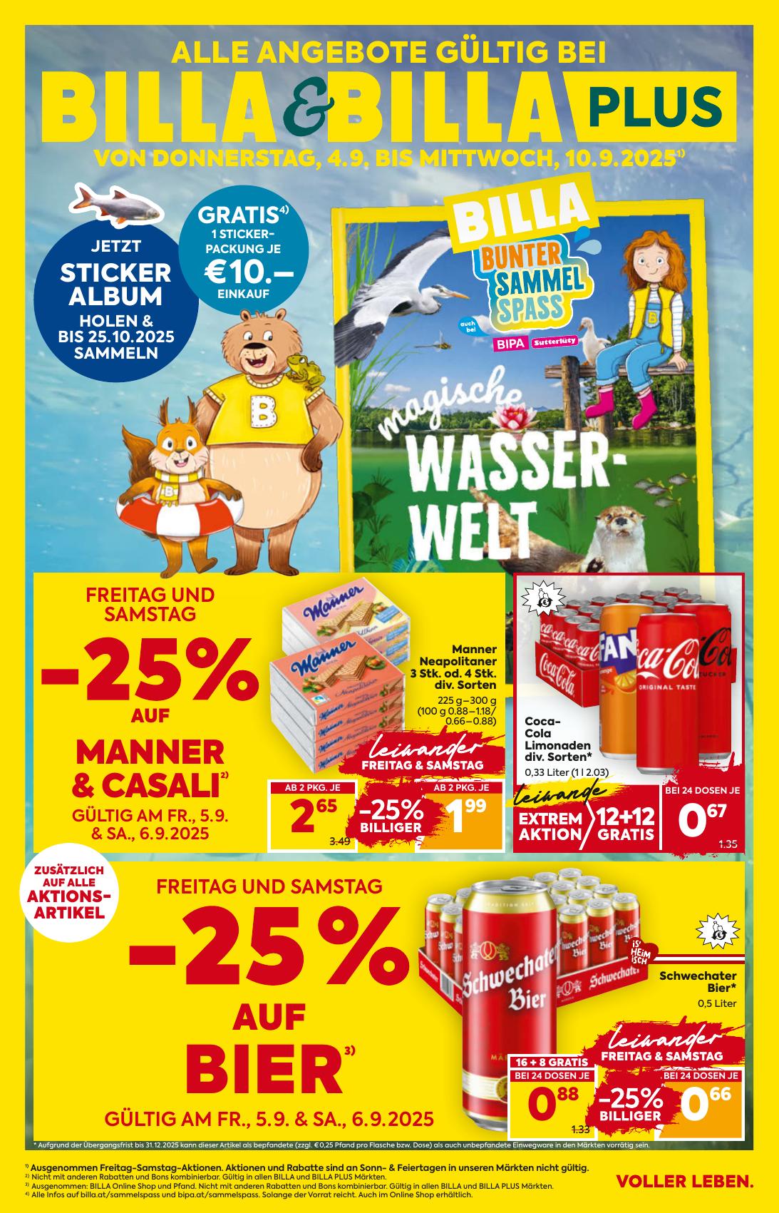 Billa flyer page