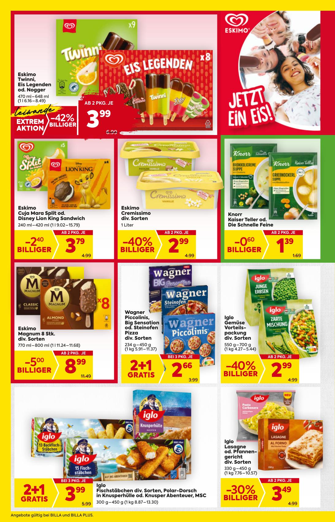 Billa flyer page