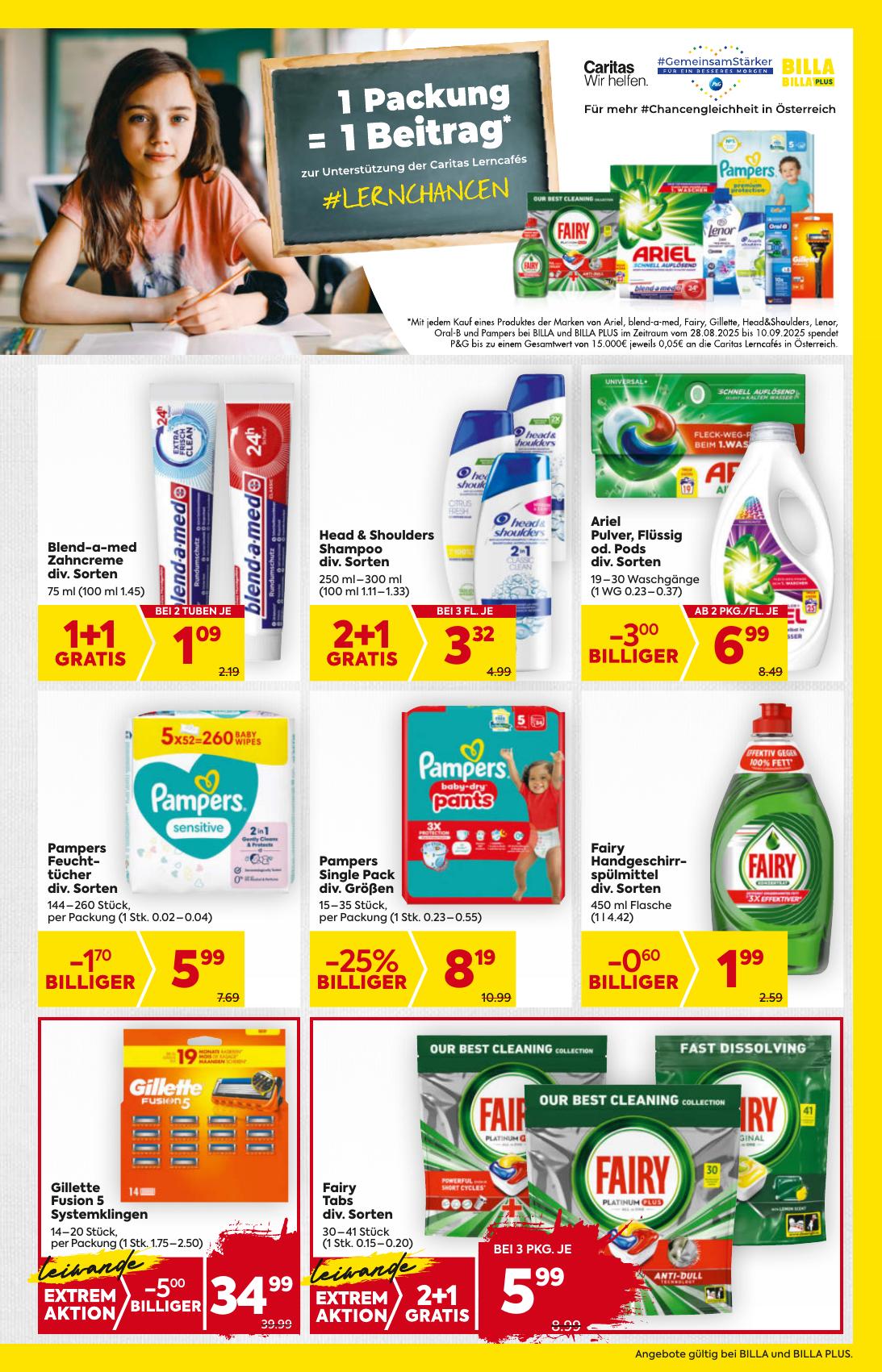 Billa flyer page