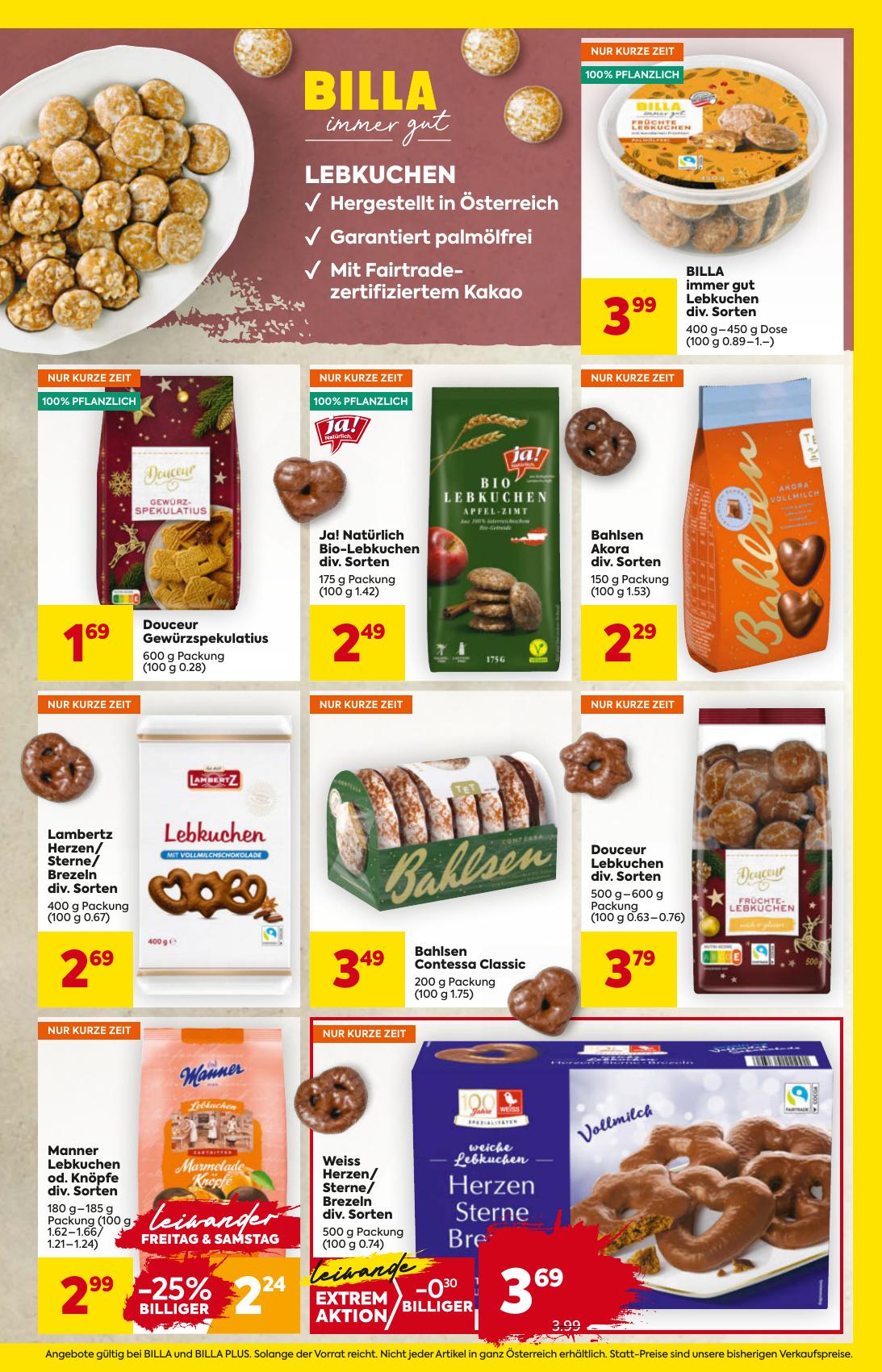 Billa flyer page